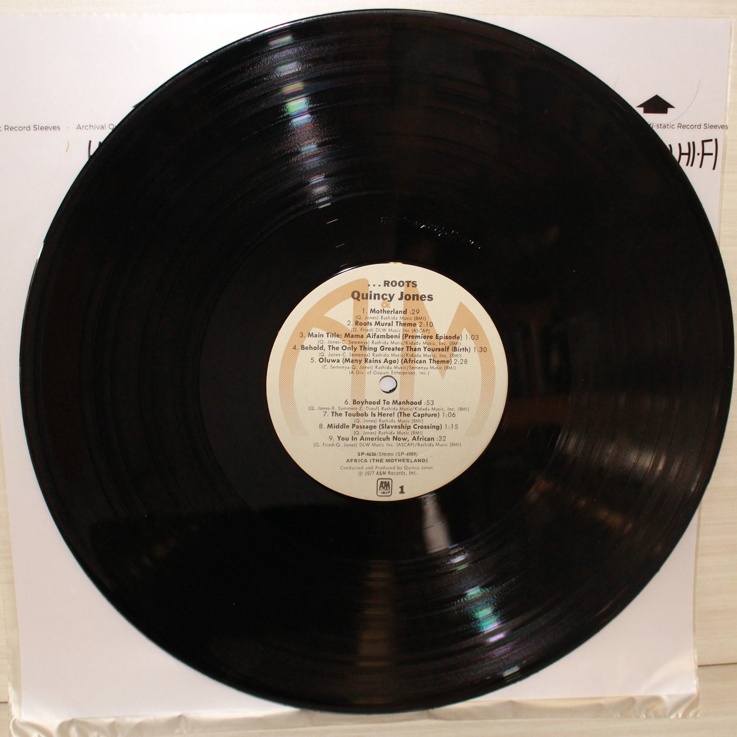 Quincy Jones : Roots (The Saga Of An American Family) (LP,Album,Stereo)
