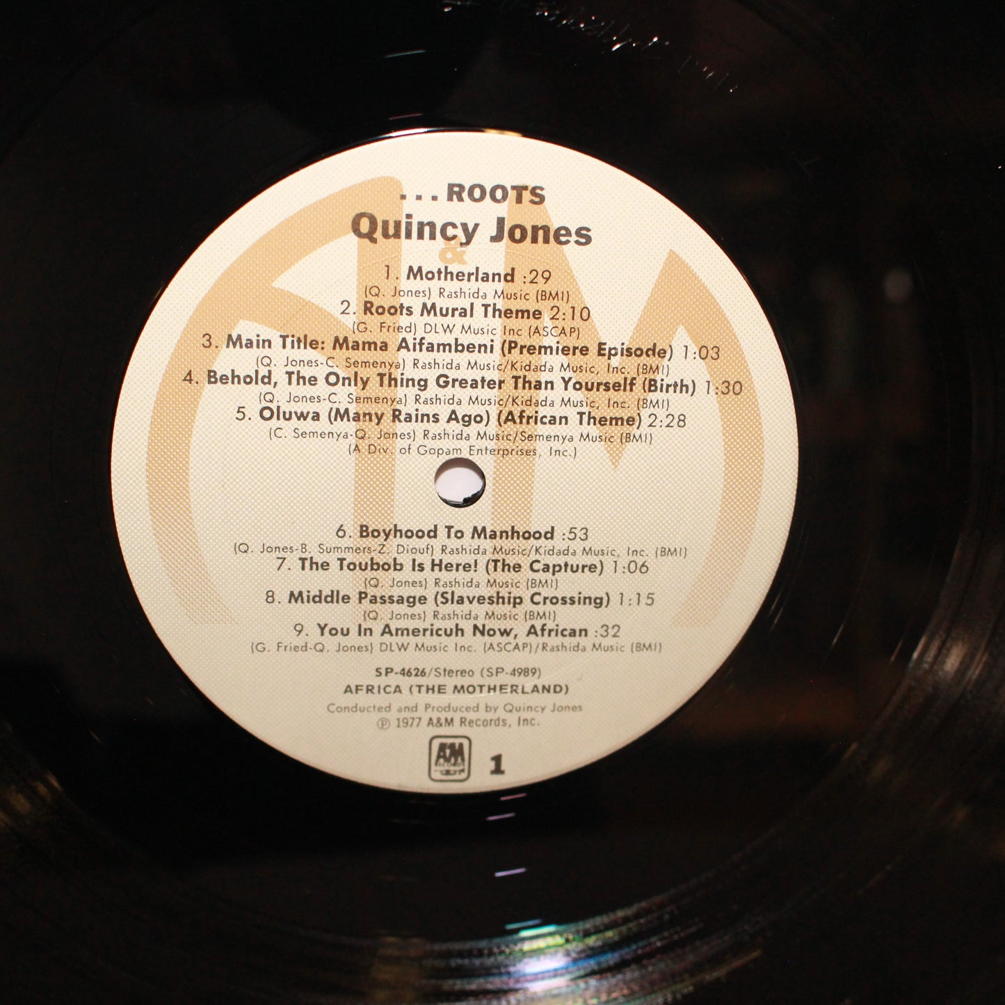Quincy Jones : Roots (The Saga Of An American Family) (LP,Album,Stereo)
