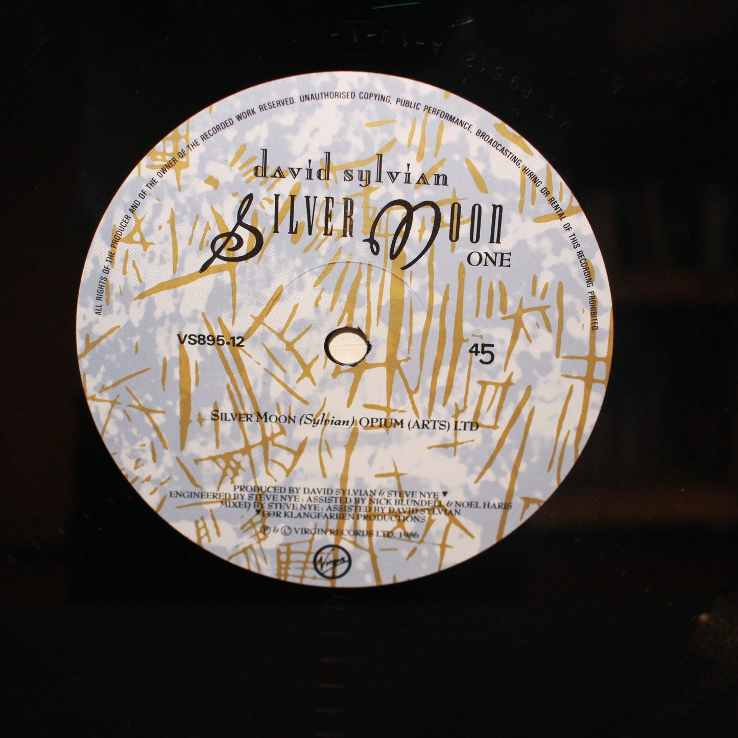 David Sylvian : Silver Moon (12",45 RPM,Single)