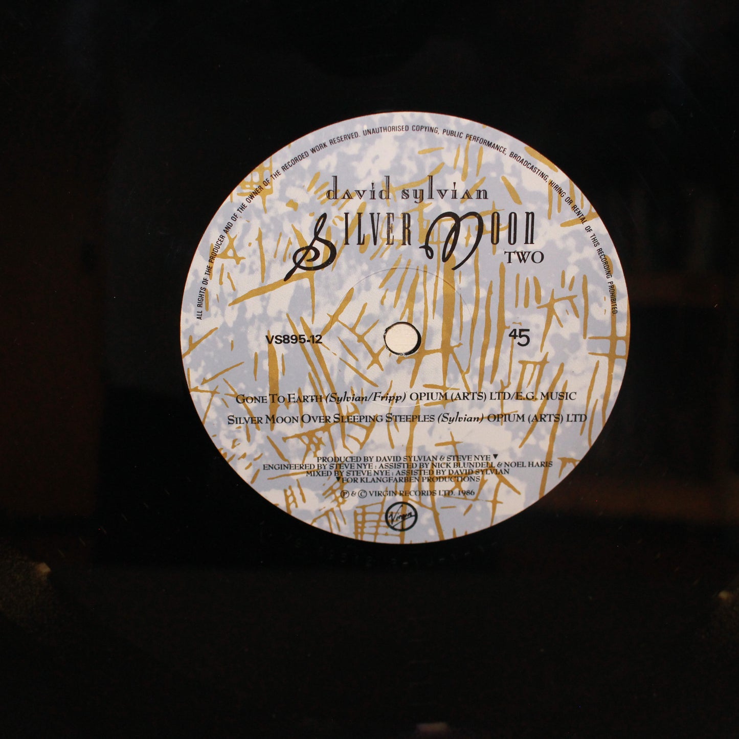David Sylvian : Silver Moon (12",45 RPM,Single)