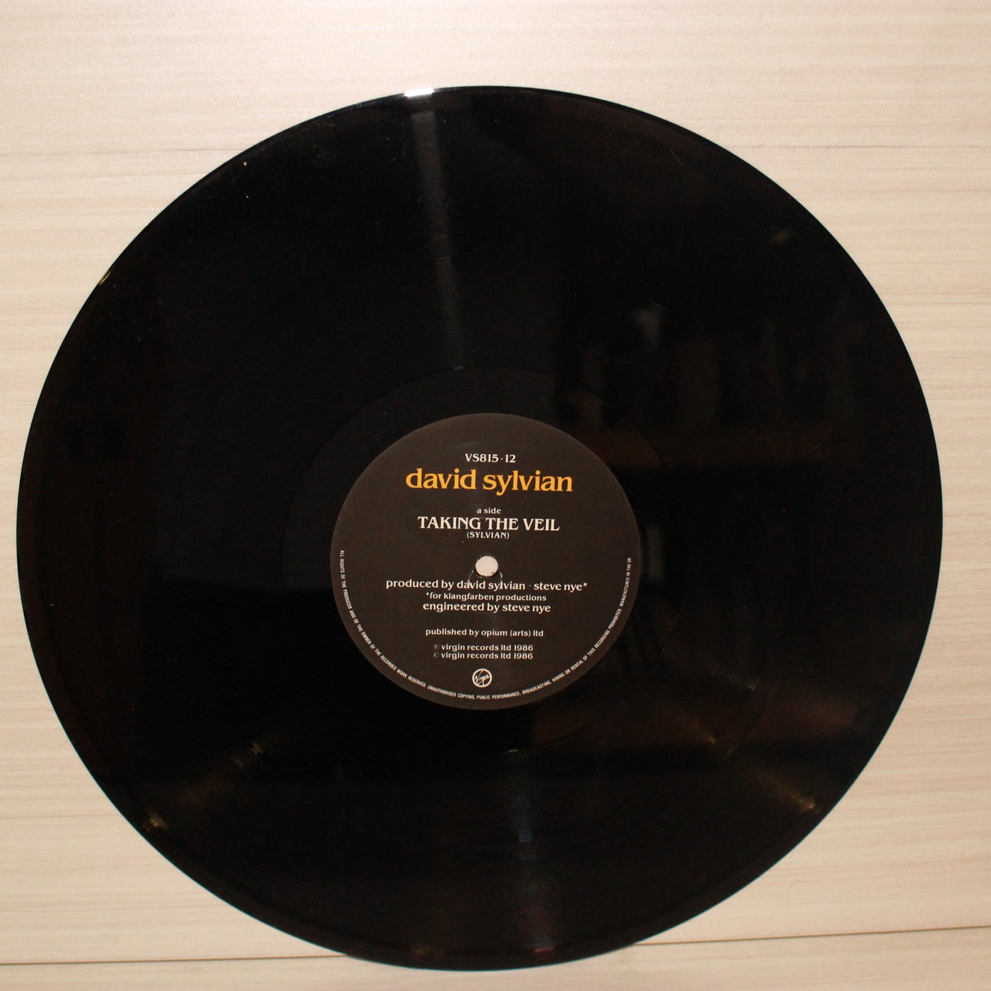 David Sylvian : A Little Girl Dreams Of Taking The Veil (12",45 RPM,Single)