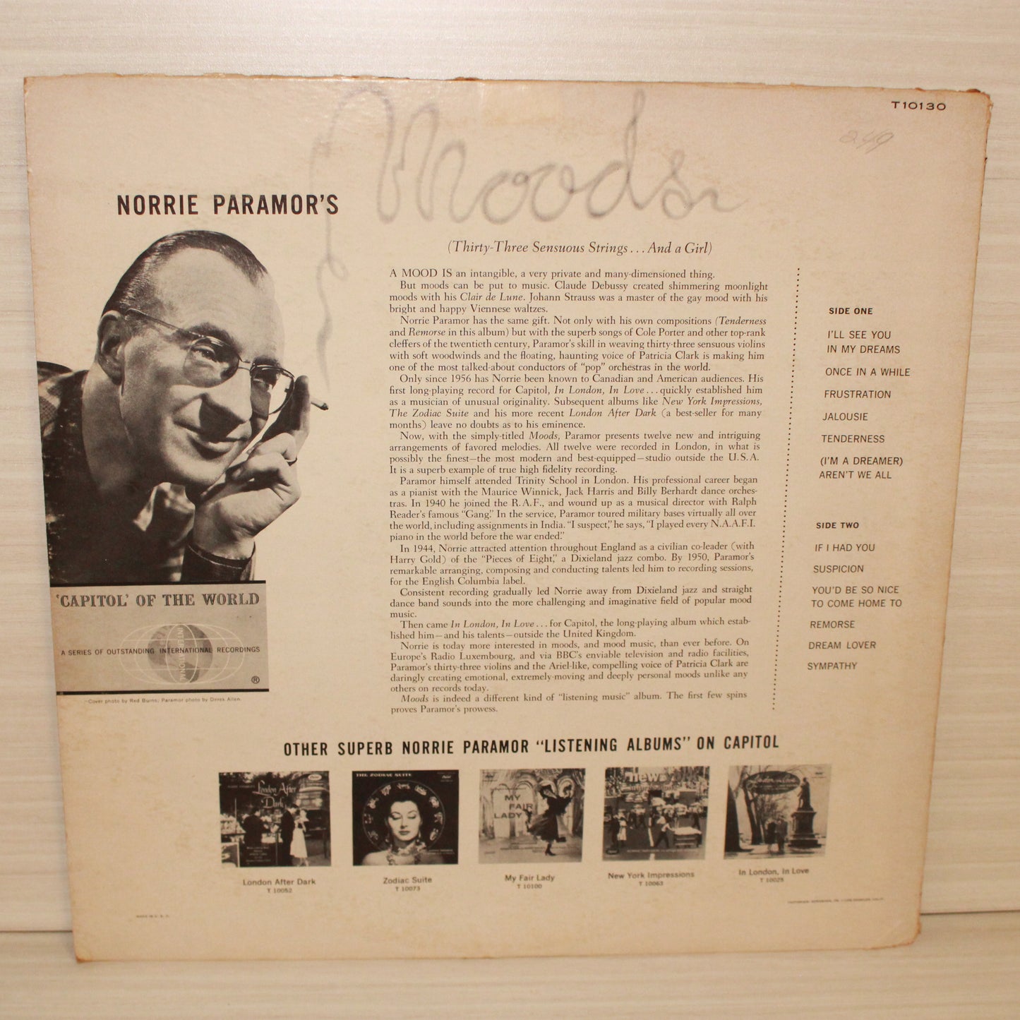 Norrie Paramor : Norrie Paramor's Moods (LP,Album,Mono)