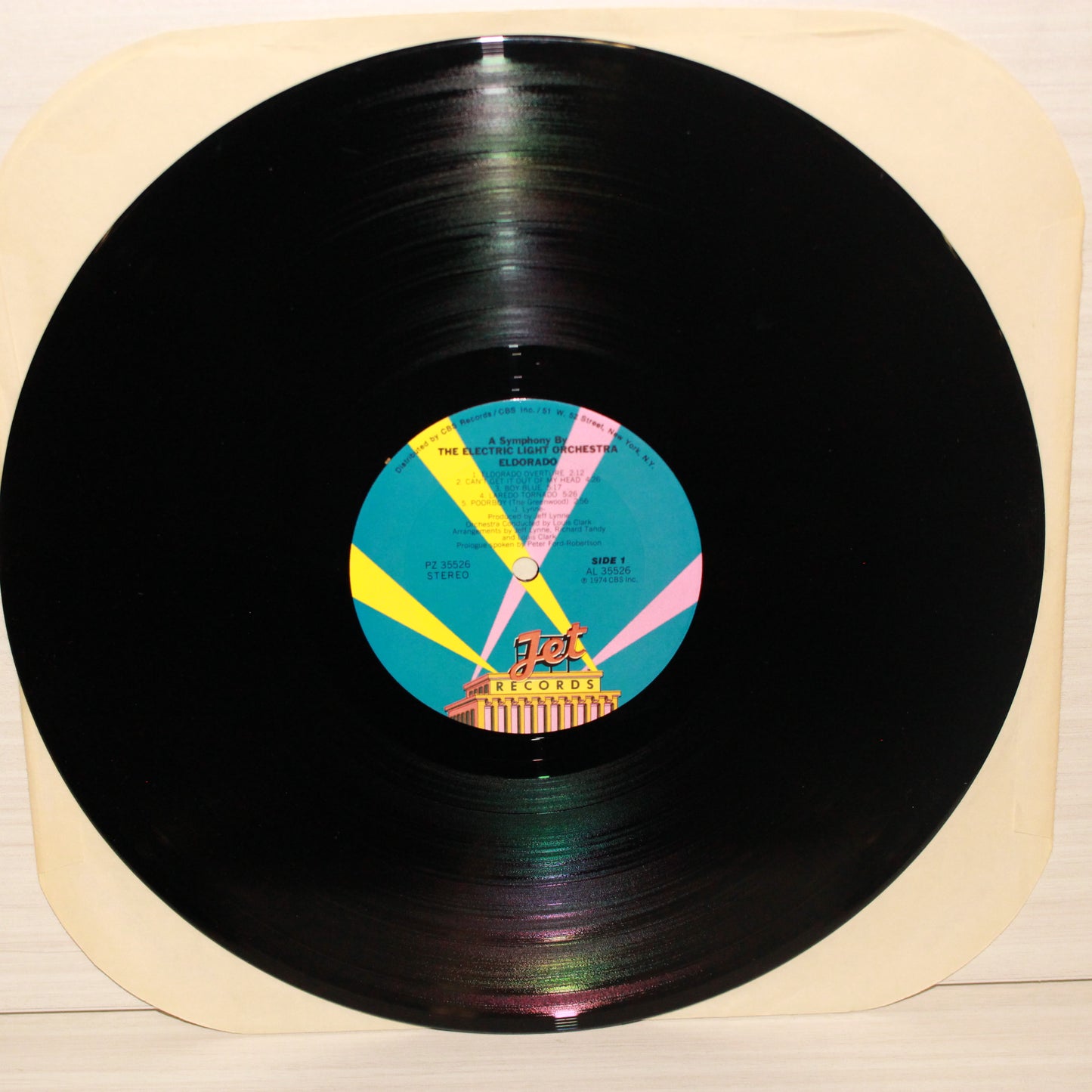 Electric Light Orchestra : Eldorado - A Symphony By The Electric Light Orchestra (LP,Album,Reissue)