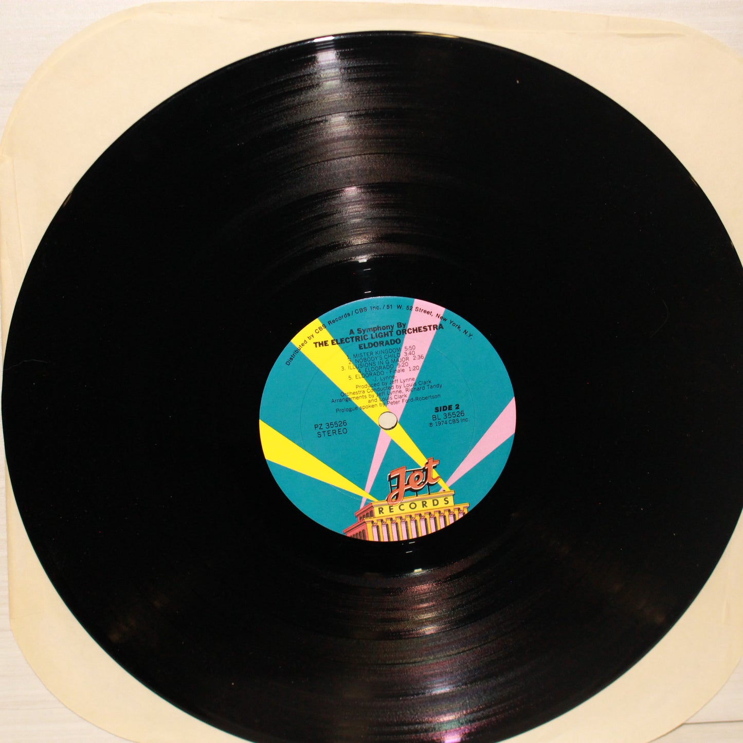 Electric Light Orchestra : Eldorado - A Symphony By The Electric Light Orchestra (LP,Album,Reissue)