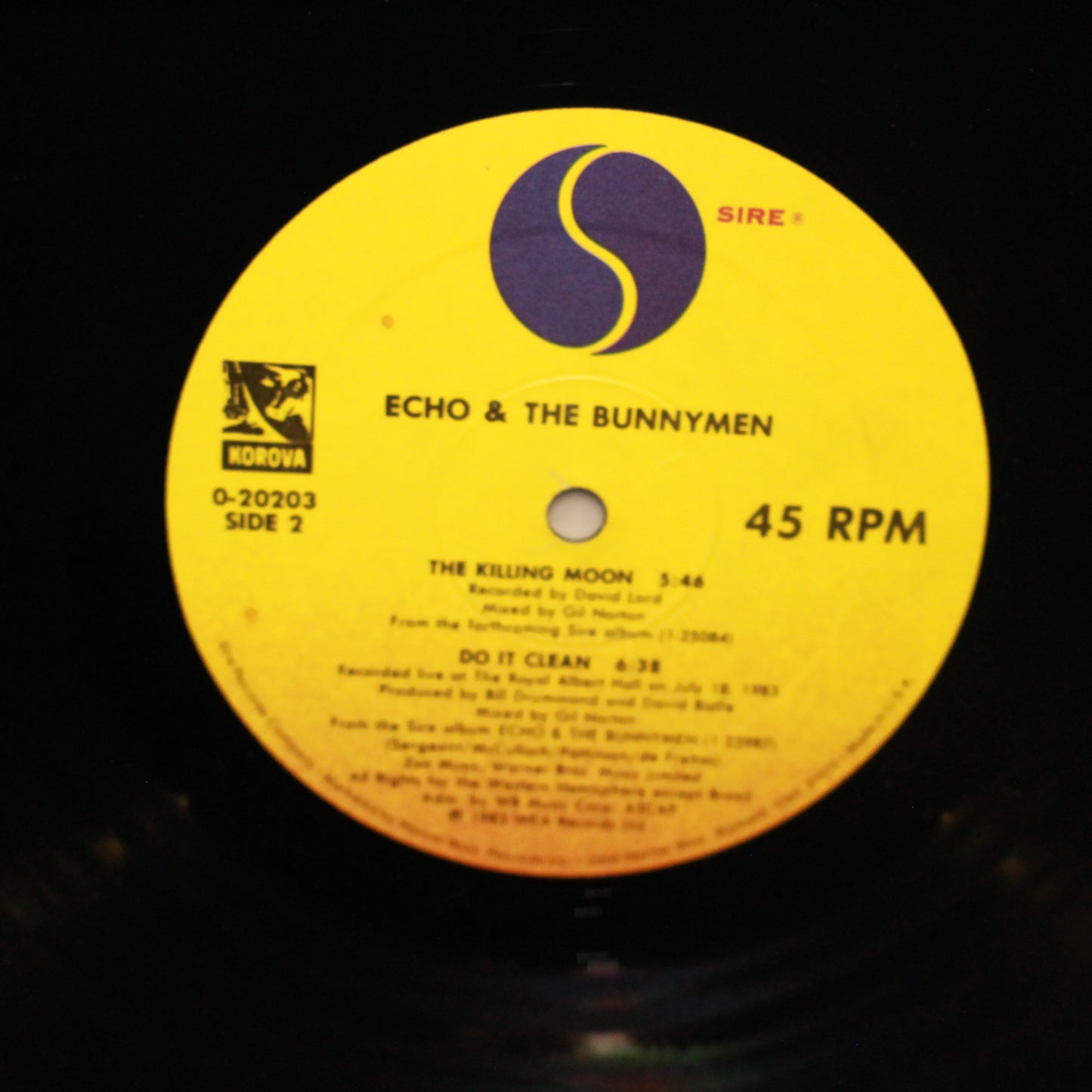 Echo & The Bunnymen : The Killing Moon (All Night Version) (12",45 RPM,Maxi-Single)