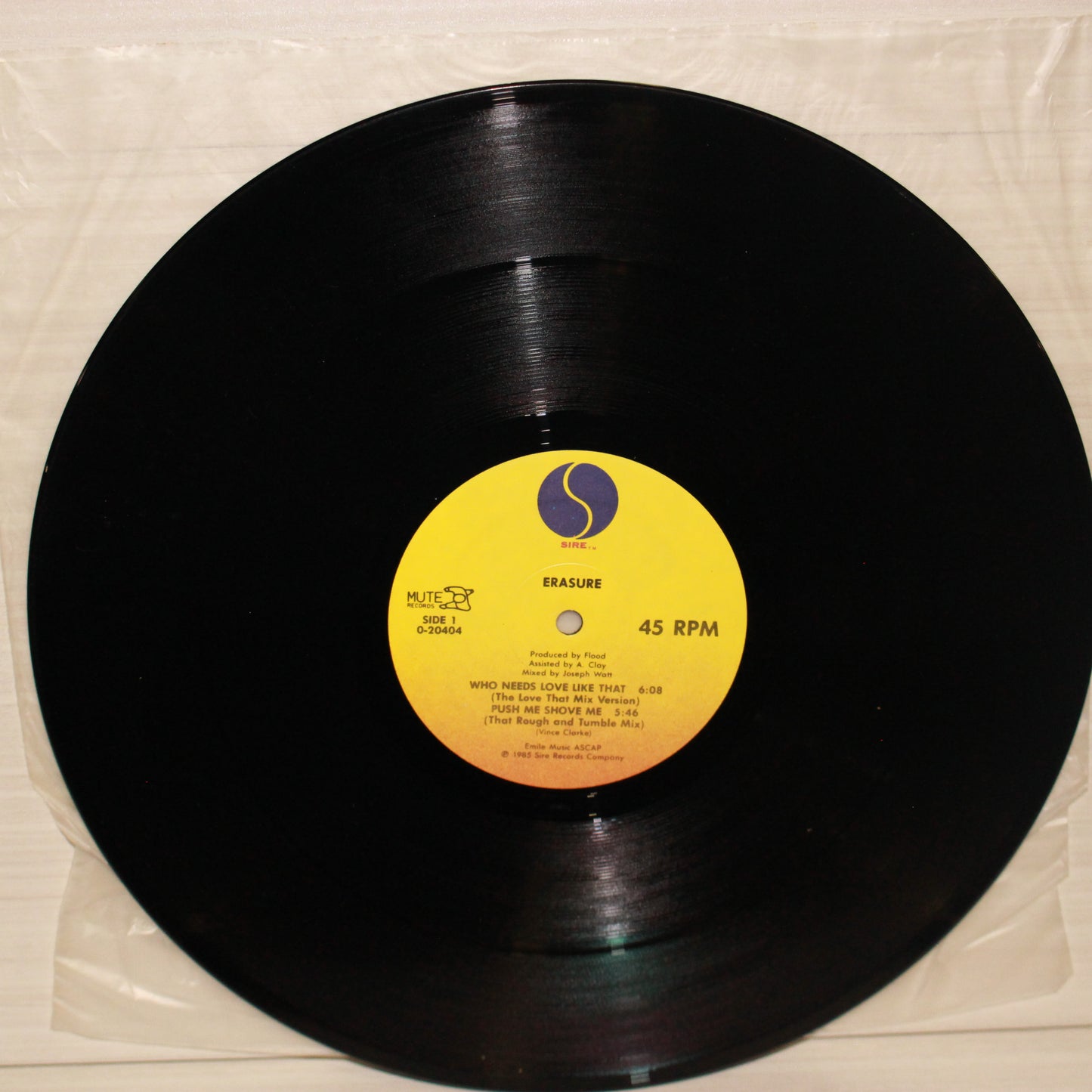 Erasure : Who Needs Love Like That (12",45 RPM,Maxi-Single)
