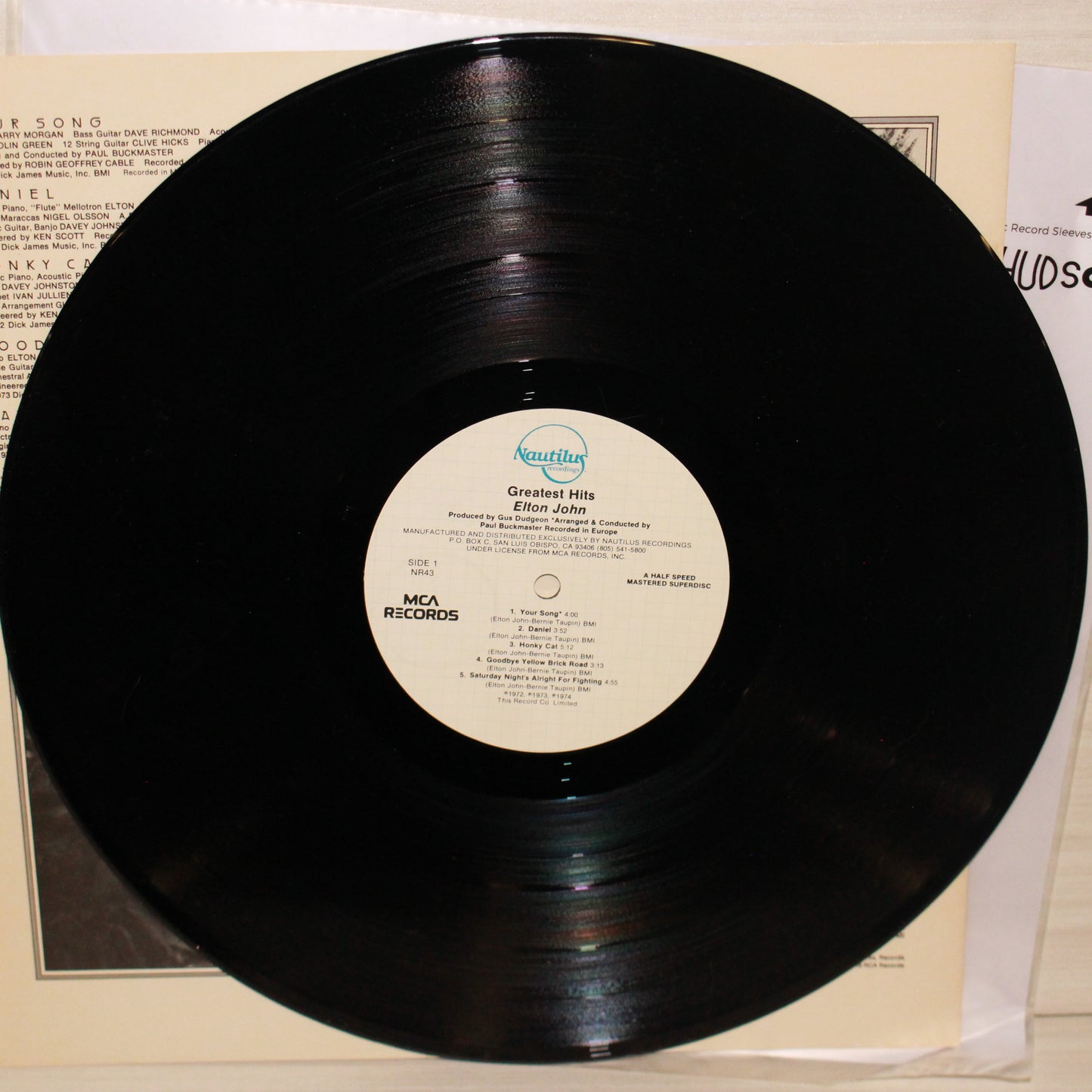 Elton John : Elton John's Greatest Hits Vol.1 (LP,Compilation)