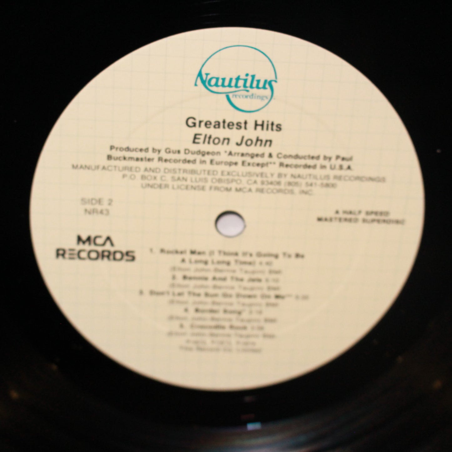 Elton John : Elton John's Greatest Hits Vol.1 (LP,Compilation)