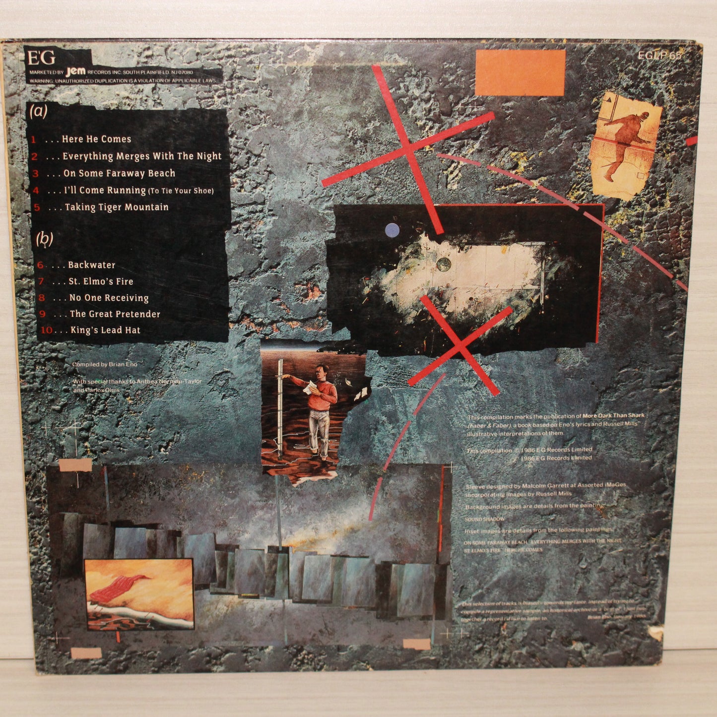 Brian Eno : More Blank Than Frank (LP,Compilation)