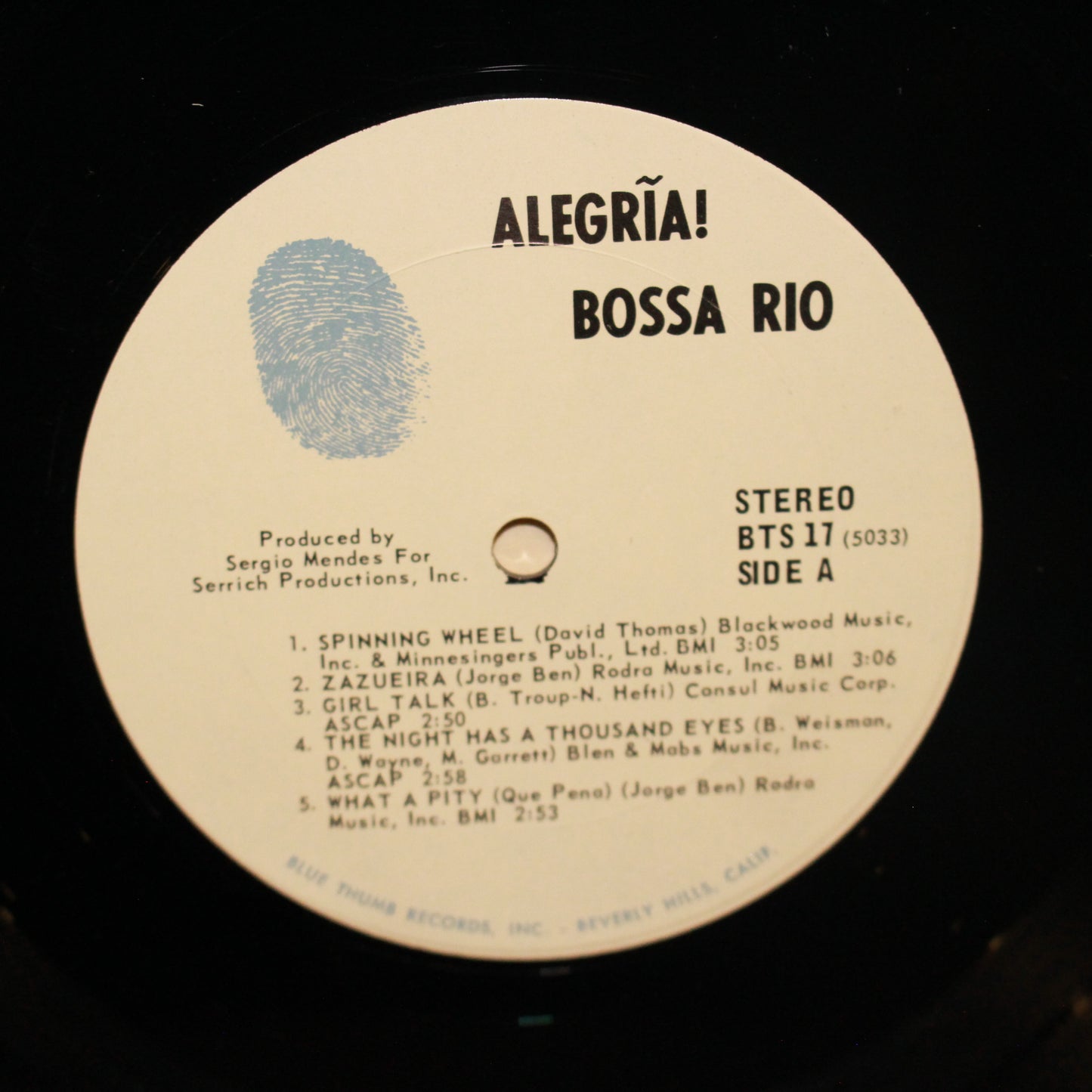 Bossa Rio : Alegría (LP,Album,Reissue)