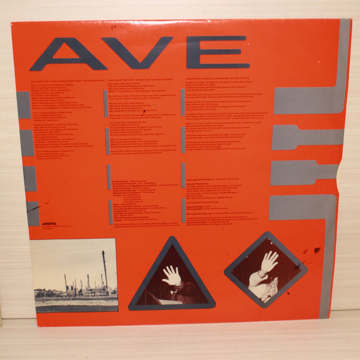 Alan Parsons Project, The : Ammonia Avenue (LP,Album,Stereo)
