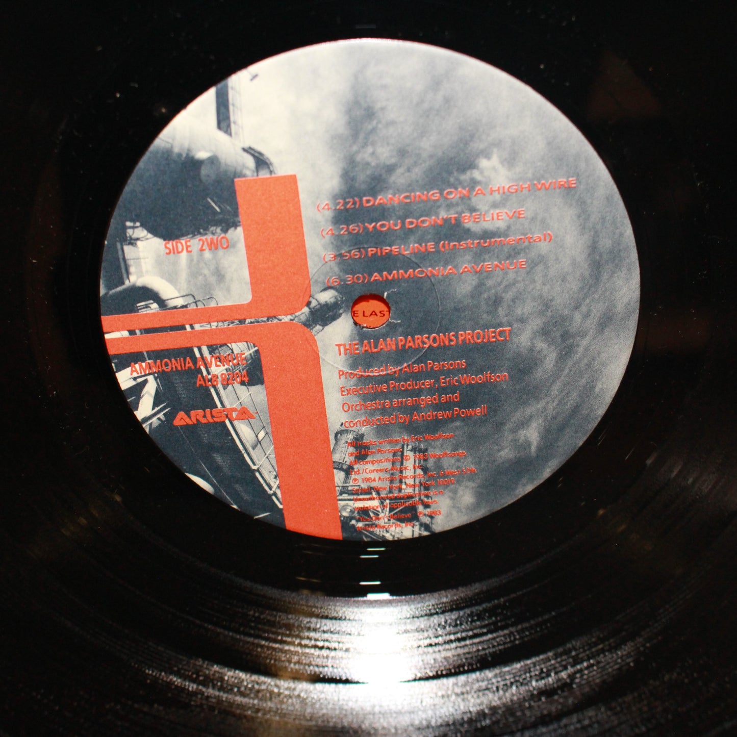 Alan Parsons Project, The : Ammonia Avenue (LP,Album,Stereo)