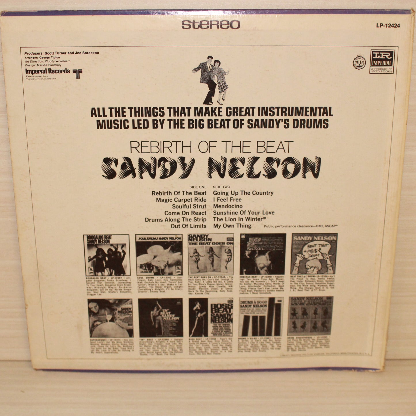 Sandy Nelson : Rebirth Of The Beat (LP)