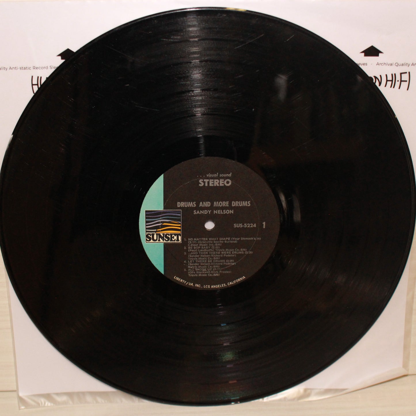 Sandy Nelson : Drums And More Drums! (LP,Compilation)