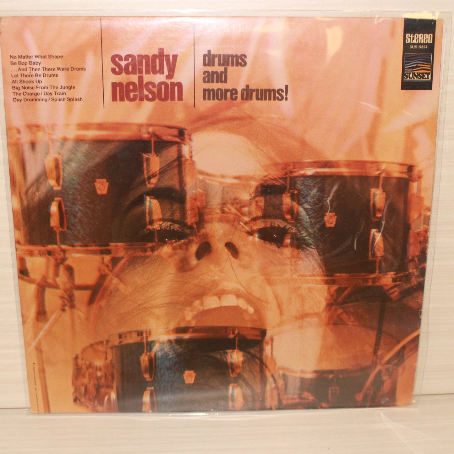 Sandy Nelson : Drums And More Drums! (LP,Compilation)