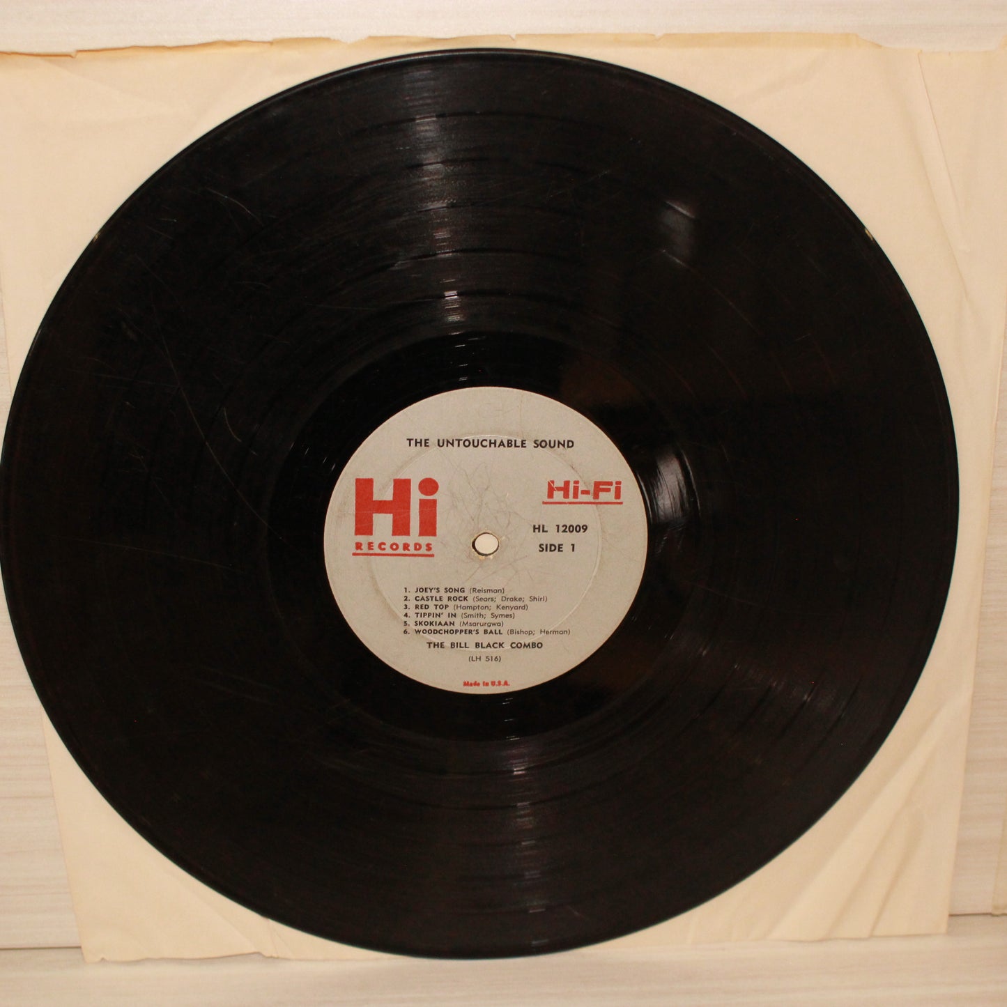 Bill Black's Combo : The Untouchable Sound Of The Bill Black Combo (LP,Album,Mono)
