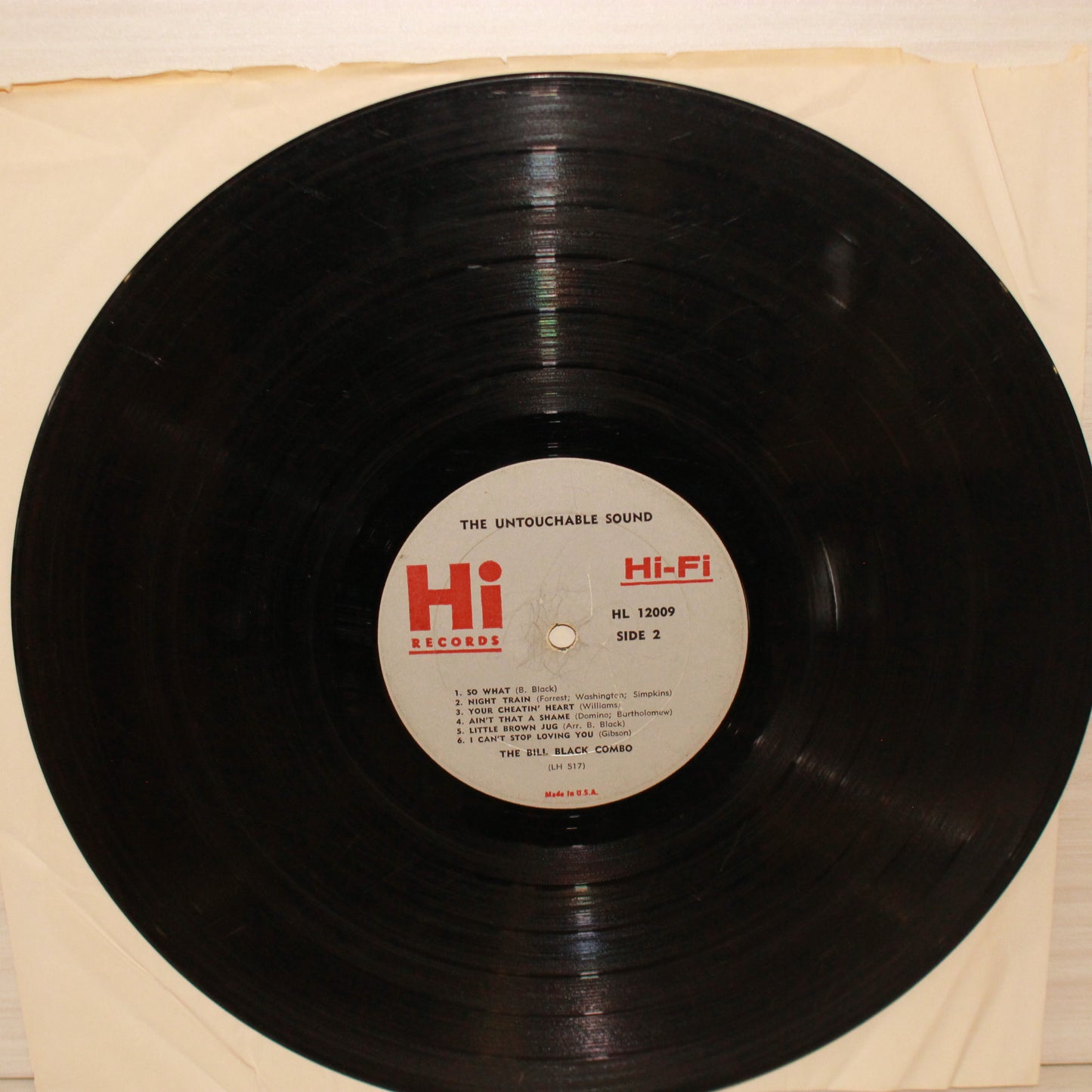 Bill Black's Combo : The Untouchable Sound Of The Bill Black Combo (LP,Album,Mono)
