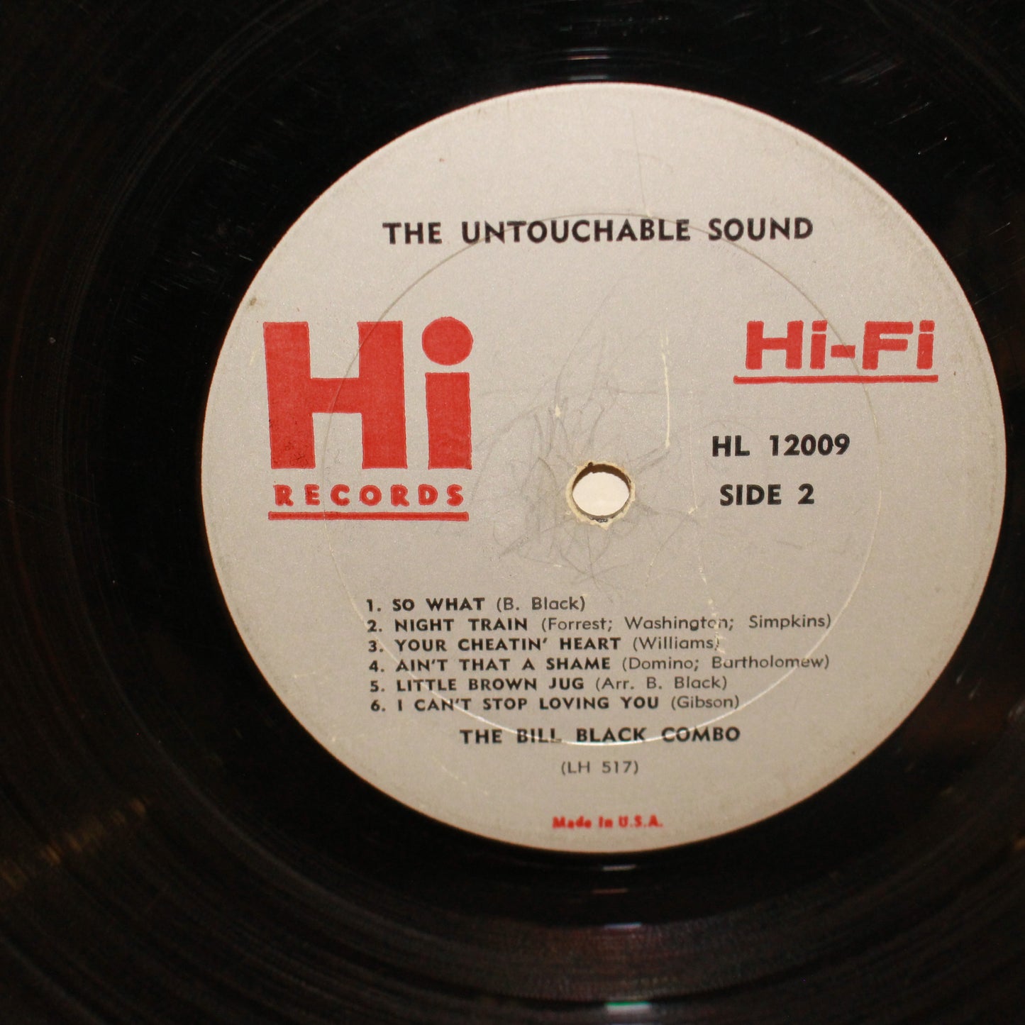 Bill Black's Combo : The Untouchable Sound Of The Bill Black Combo (LP,Album,Mono)