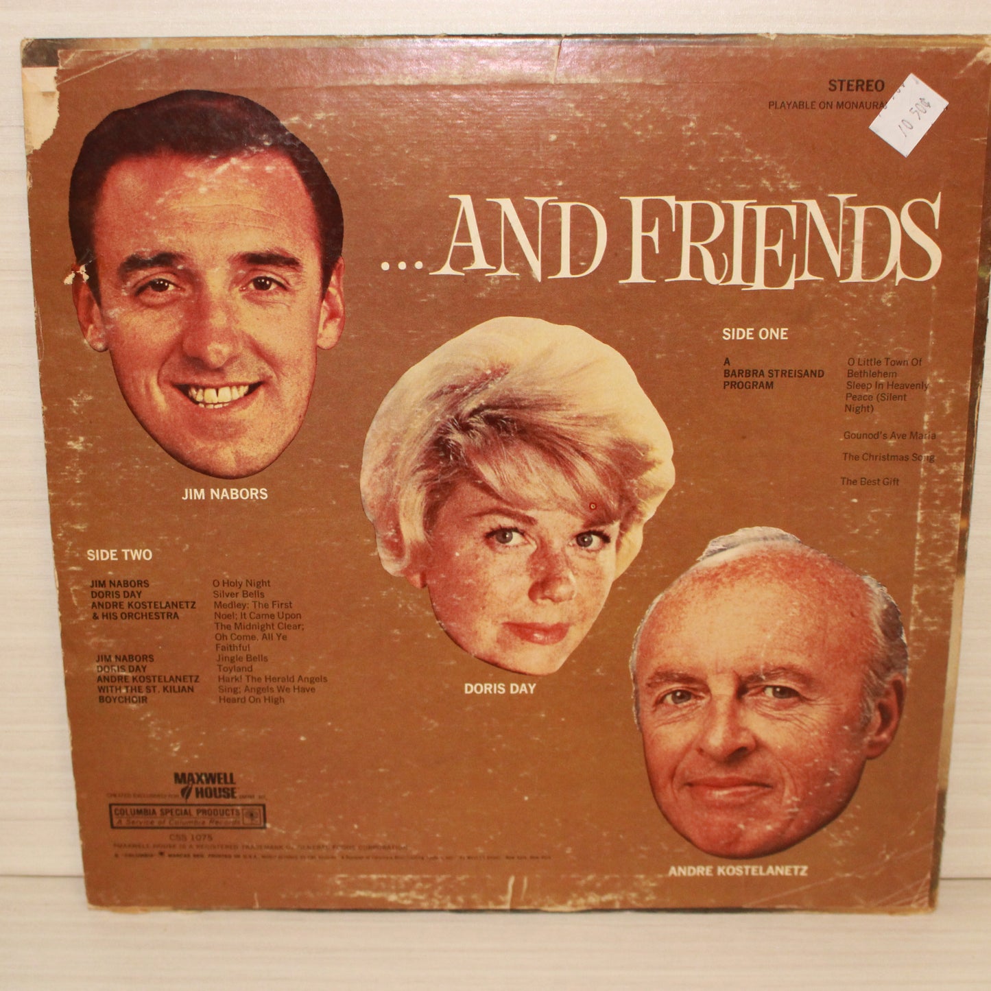 Various : Season's Greetings From Barbra Streisand...And Friends (LP,Compilation,Limited Edition,Stereo)