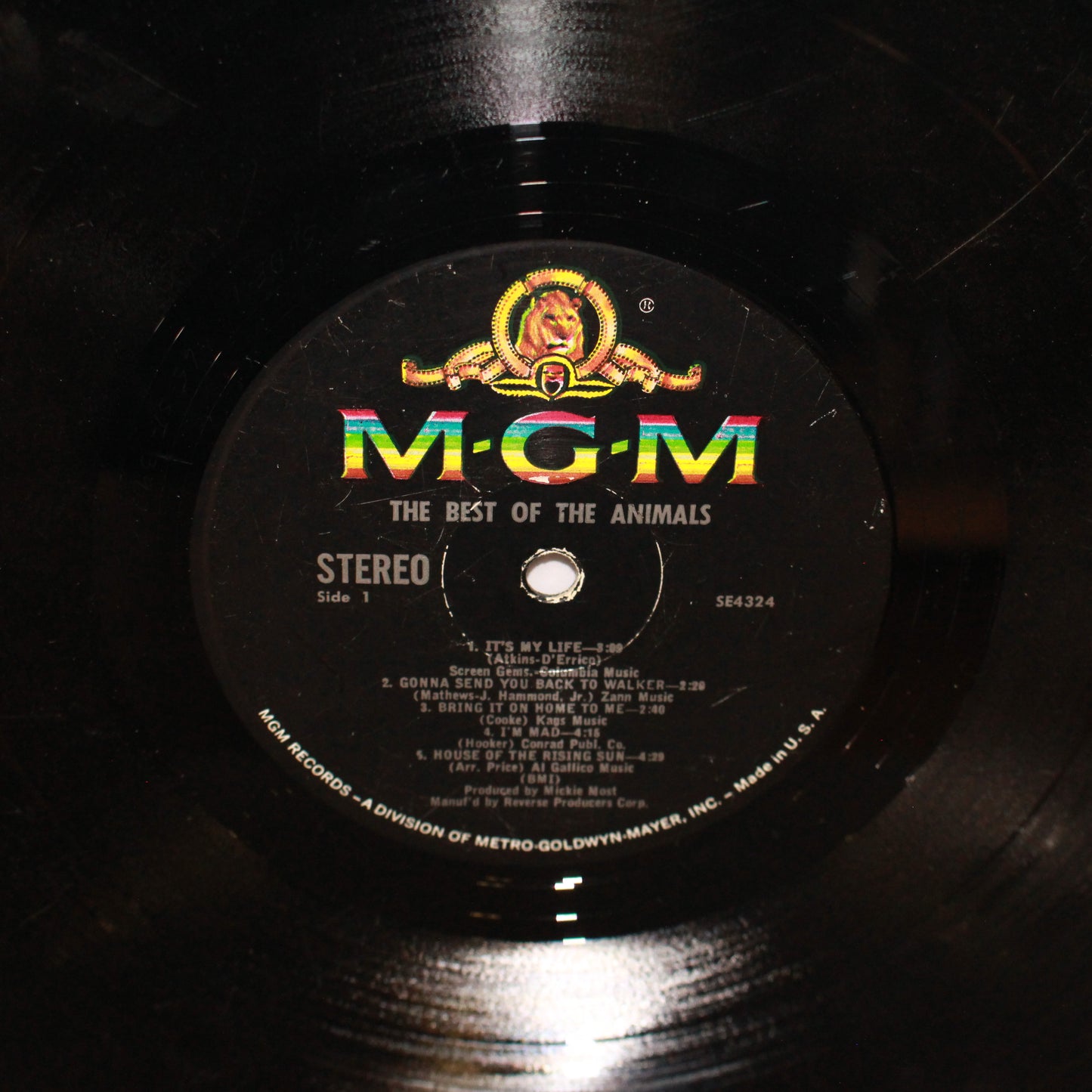 Animals, The : The Best Of The Animals (LP,Compilation,Stereo)