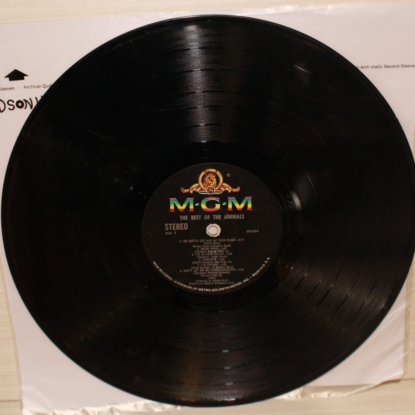 Animals, The : The Best Of The Animals (LP,Compilation,Stereo)