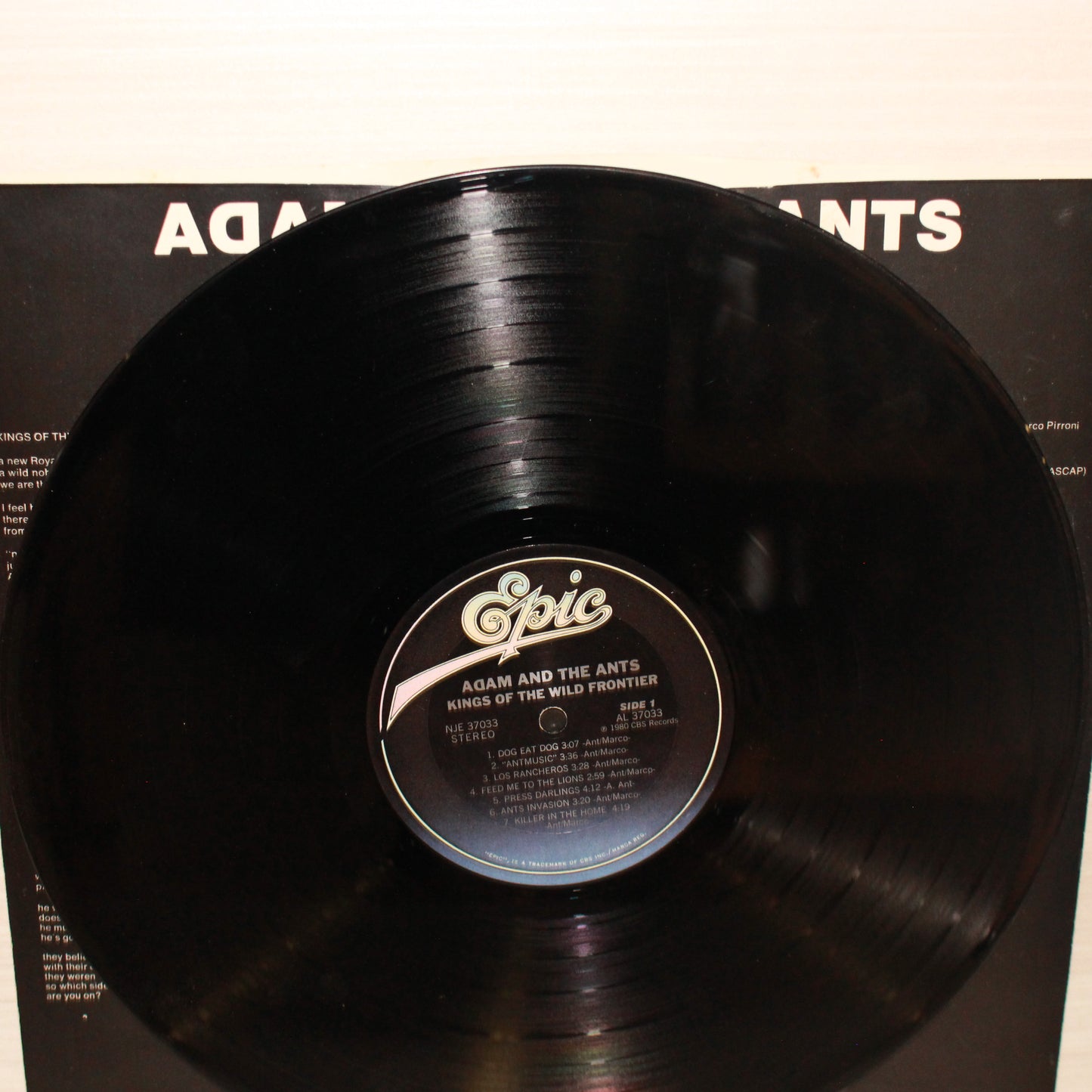Adam And The Ants : Kings Of The Wild Frontier (LP,Album)
