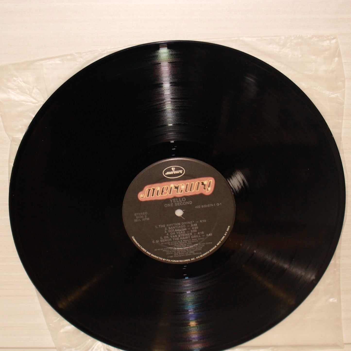 Yello : One Second (LP,Album,Stereo)