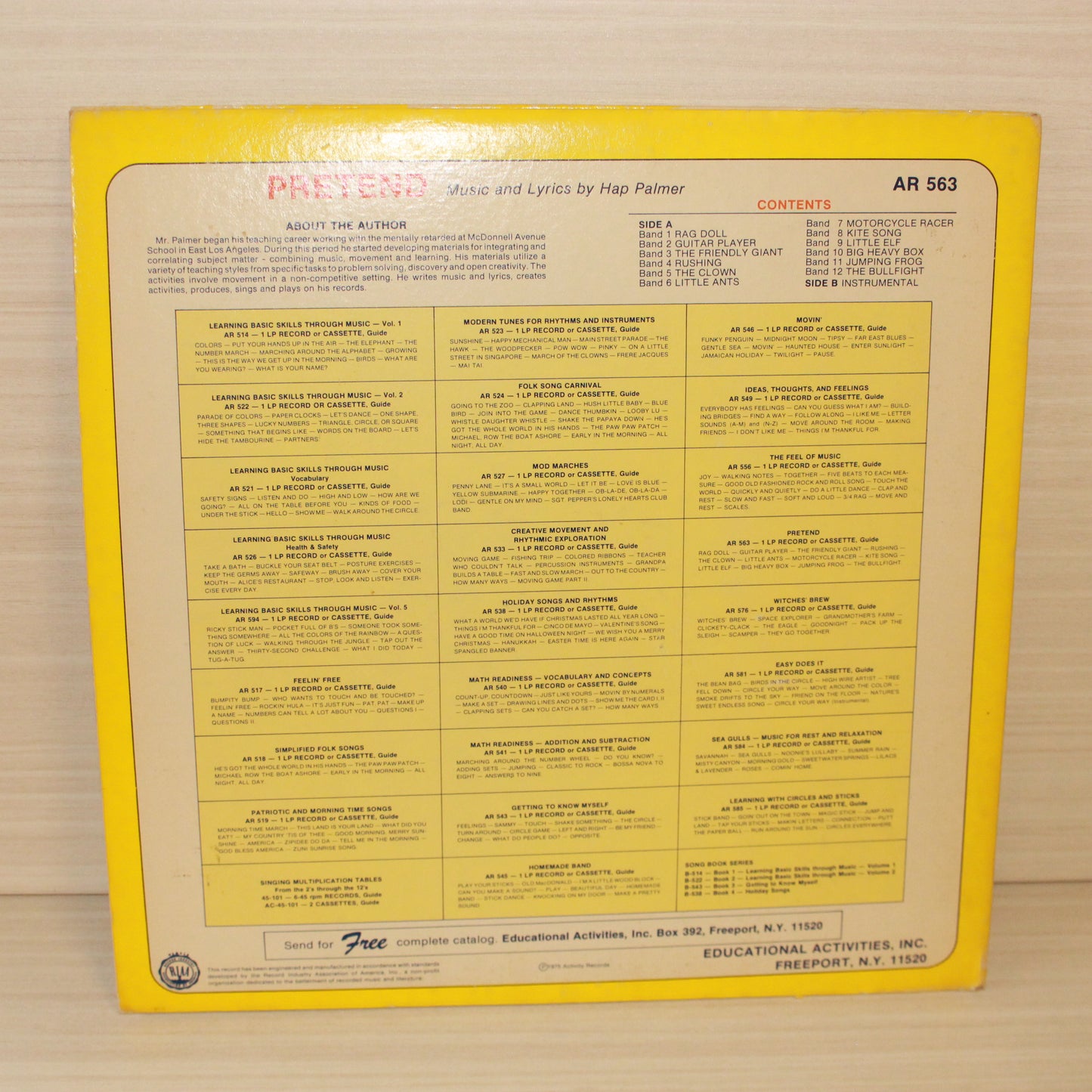 Hap Palmer : Pretend (LP,Album)