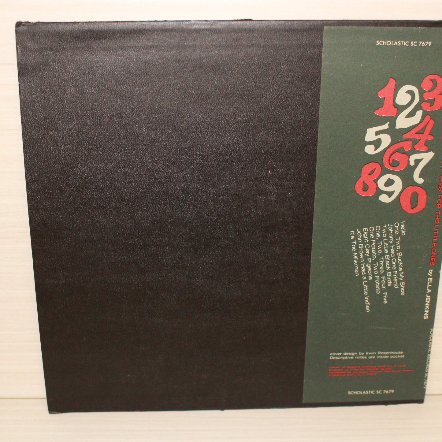Ella Jenkins : Counting Games And Rhythms For The Little Ones (LP,Album)