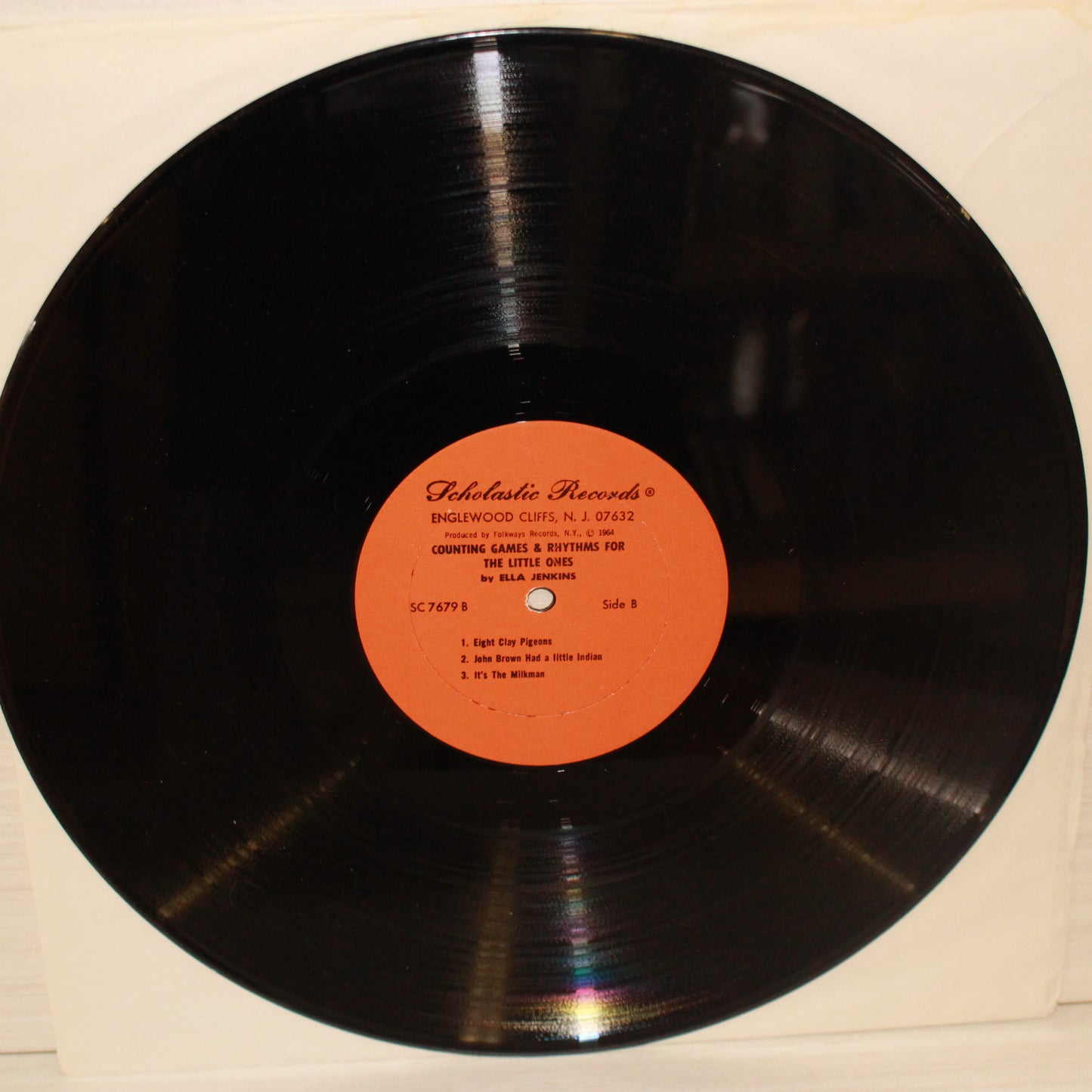 Ella Jenkins : Counting Games And Rhythms For The Little Ones (LP,Album)