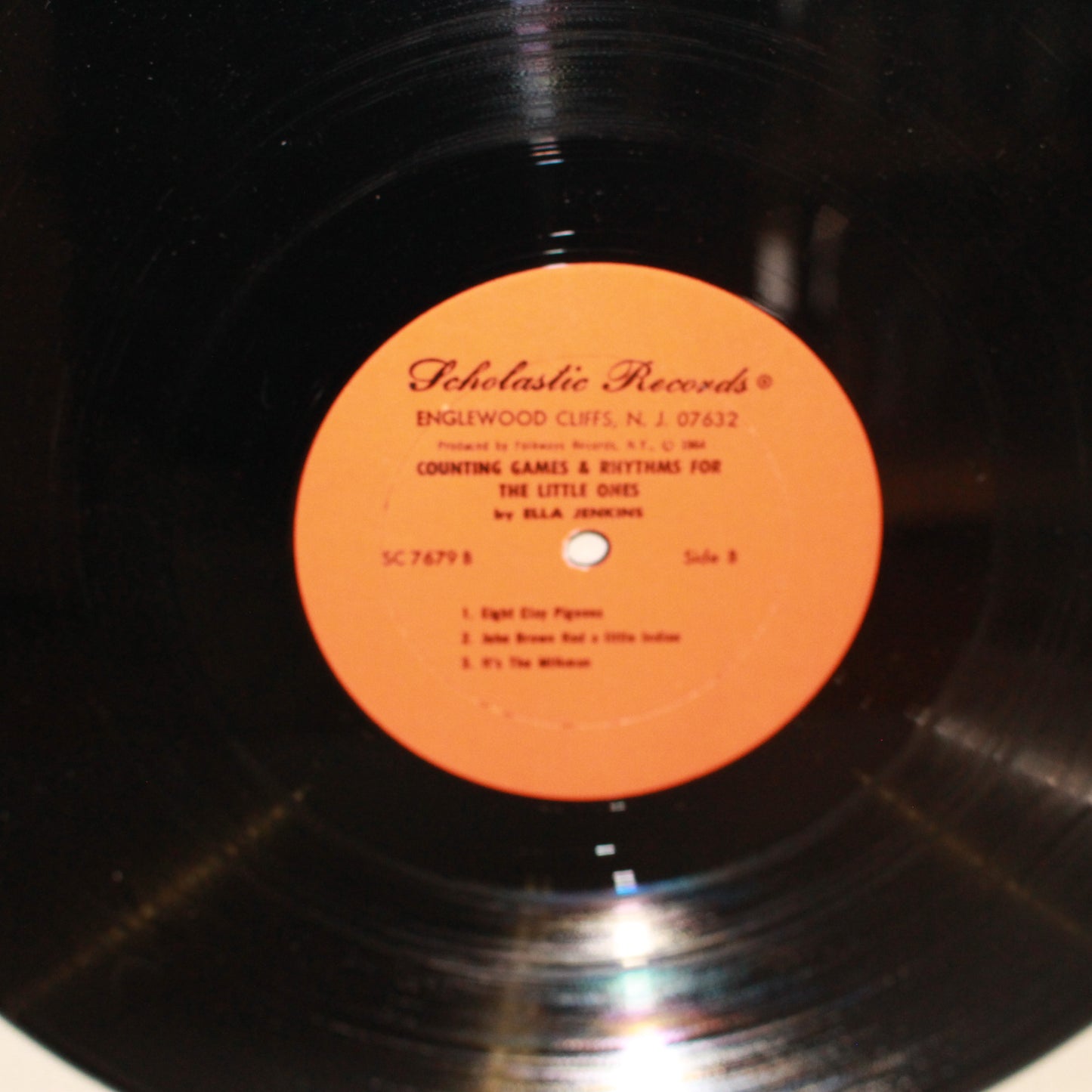 Ella Jenkins : Counting Games And Rhythms For The Little Ones (LP,Album)
