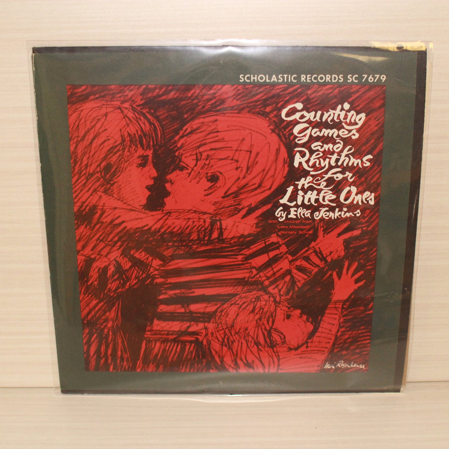 Ella Jenkins : Counting Games And Rhythms For The Little Ones (LP,Album)
