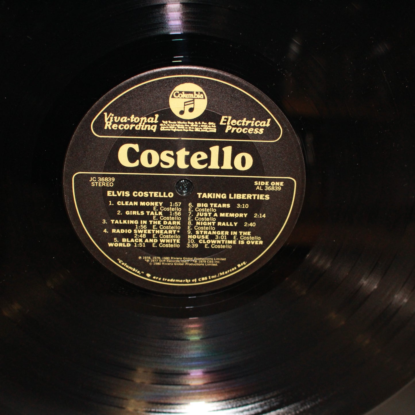 Elvis Costello : Taking Liberties (LP,Compilation)