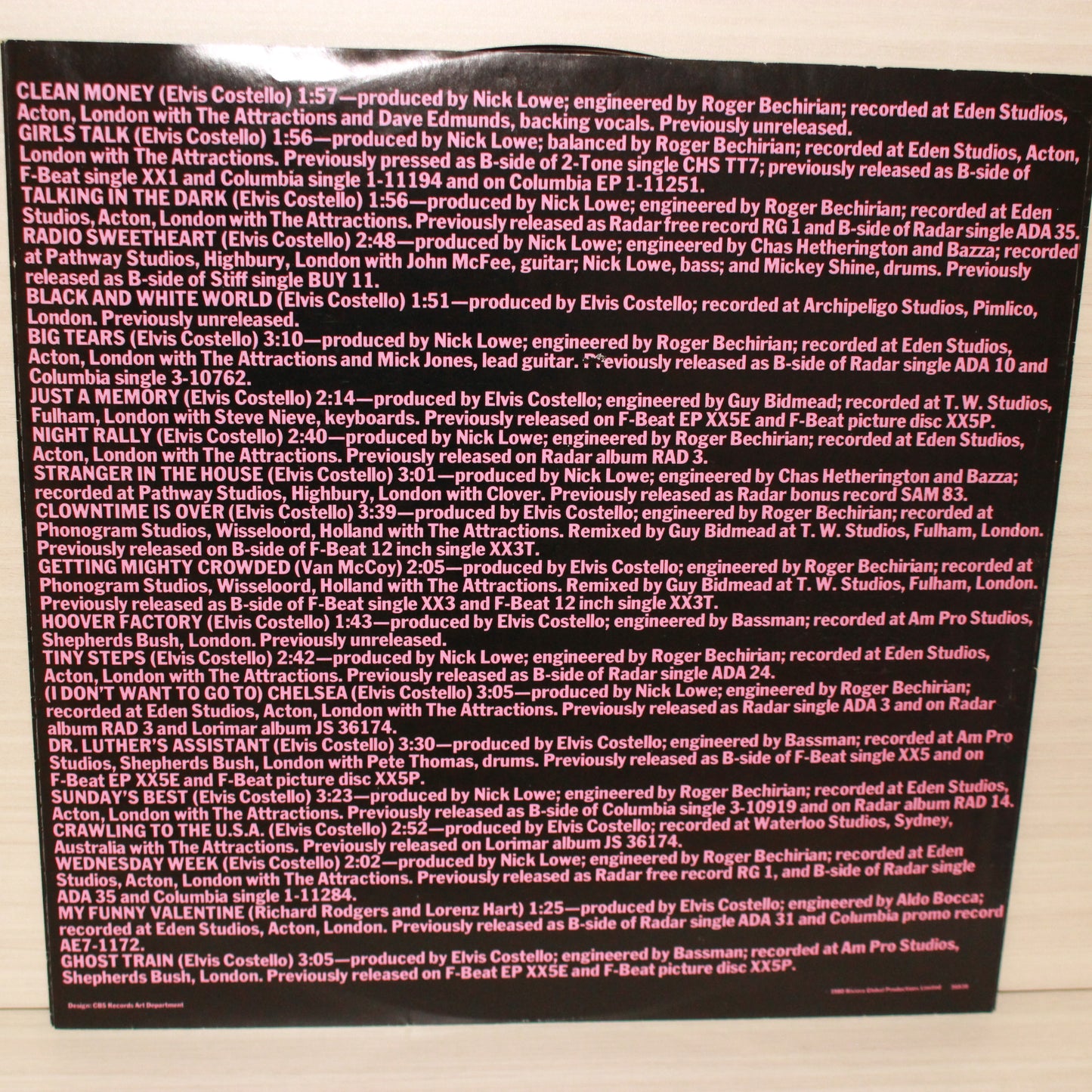 Elvis Costello : Taking Liberties (LP,Compilation)