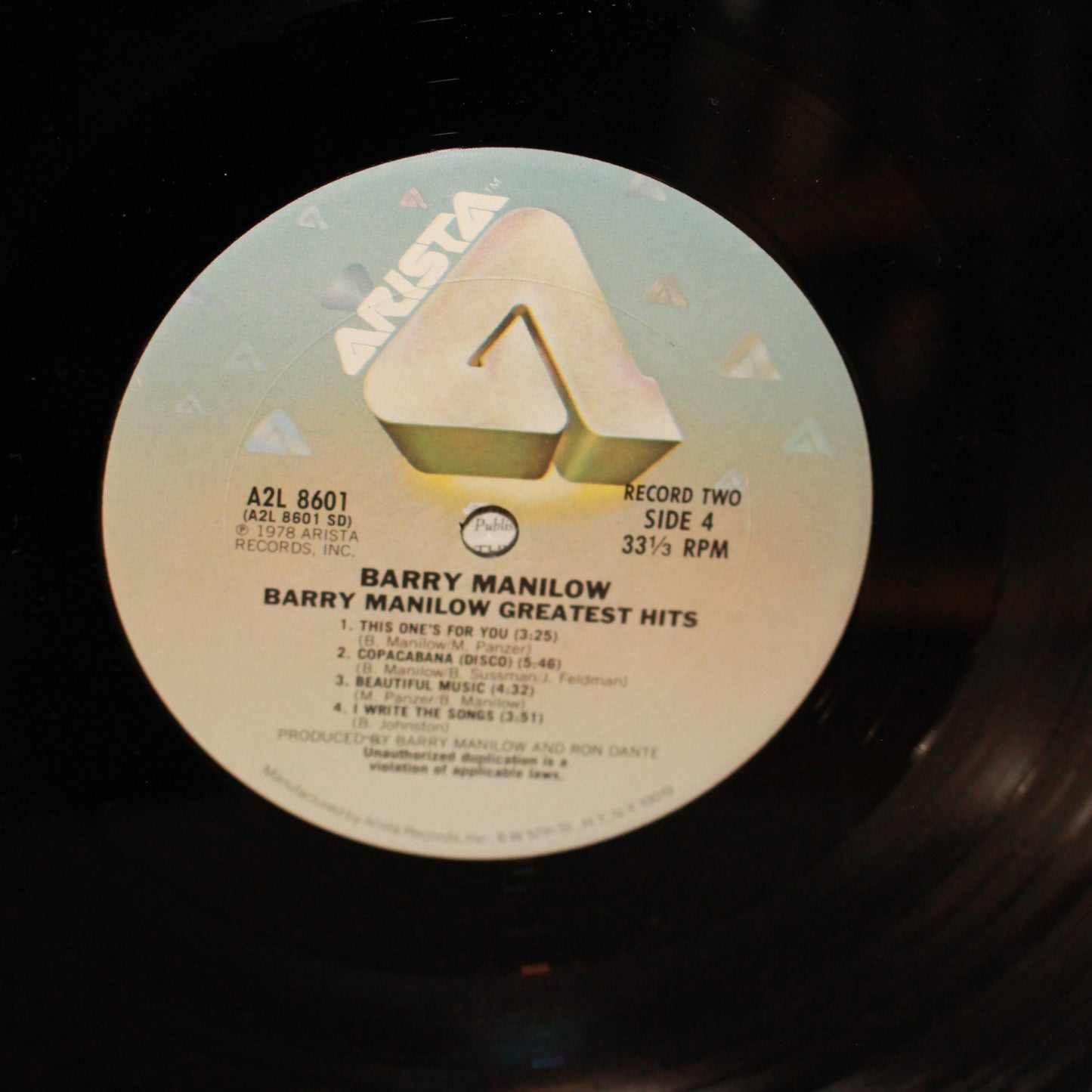 Barry Manilow : Greatest Hits (LP,Compilation,Stereo)