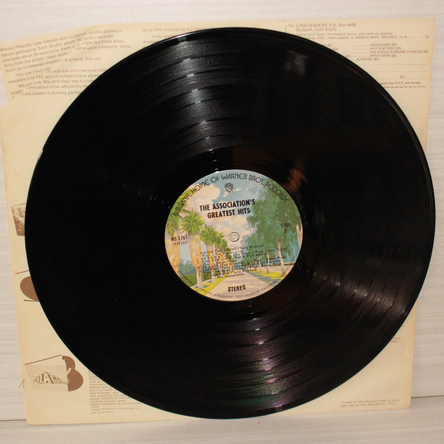 The Association (2) : Greatest Hits! (LP,Compilation,Repress,Stereo)