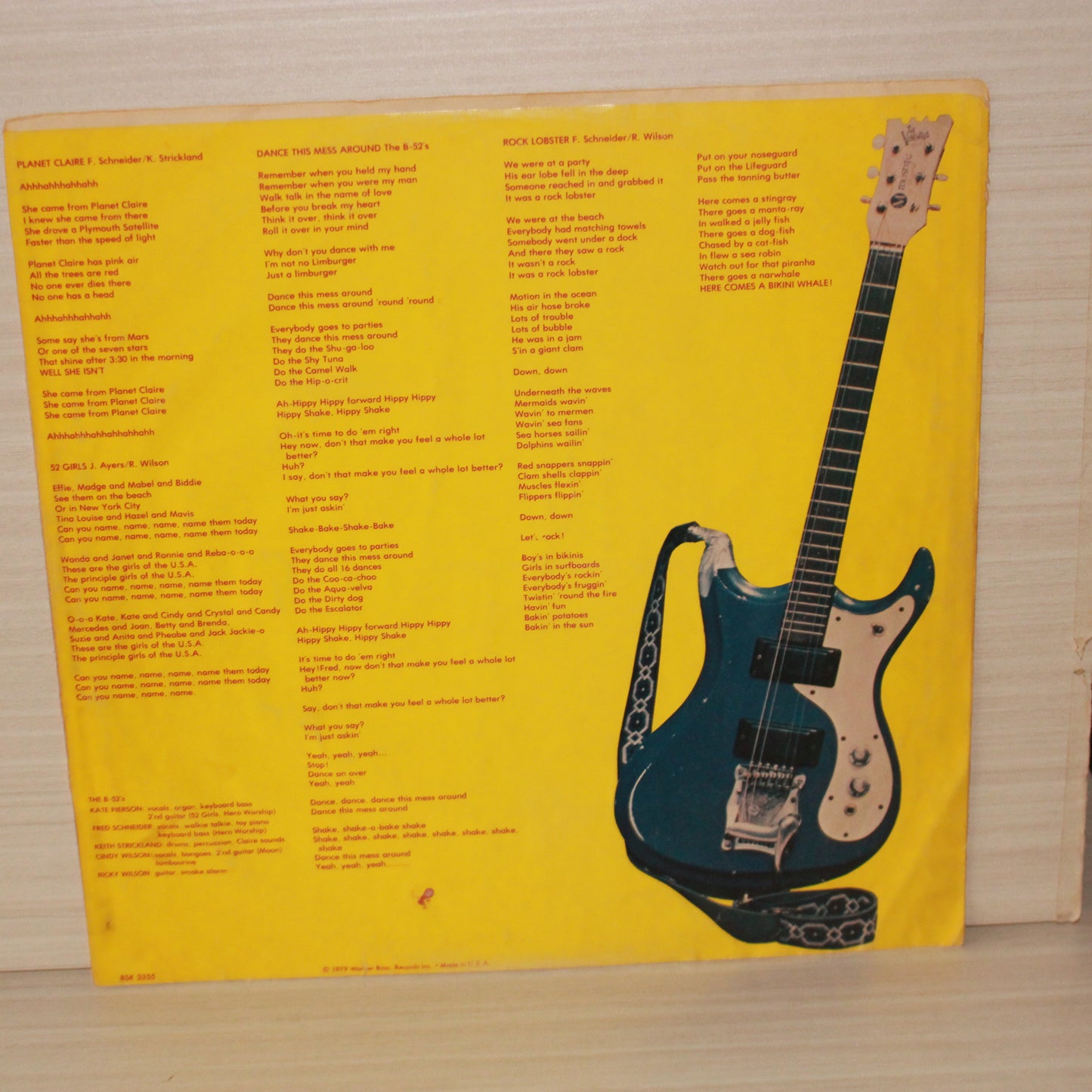 The B-52's : The B-52's (LP,Album,Repress)