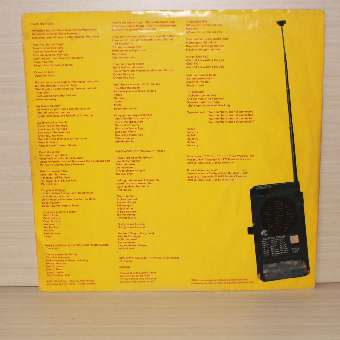 The B-52's : The B-52's (LP,Album,Repress)