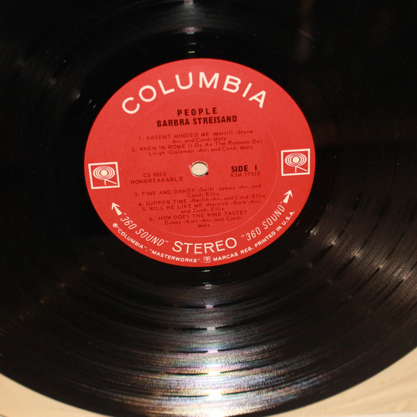 Barbra Streisand : People (LP,Album,Reissue,Stereo)