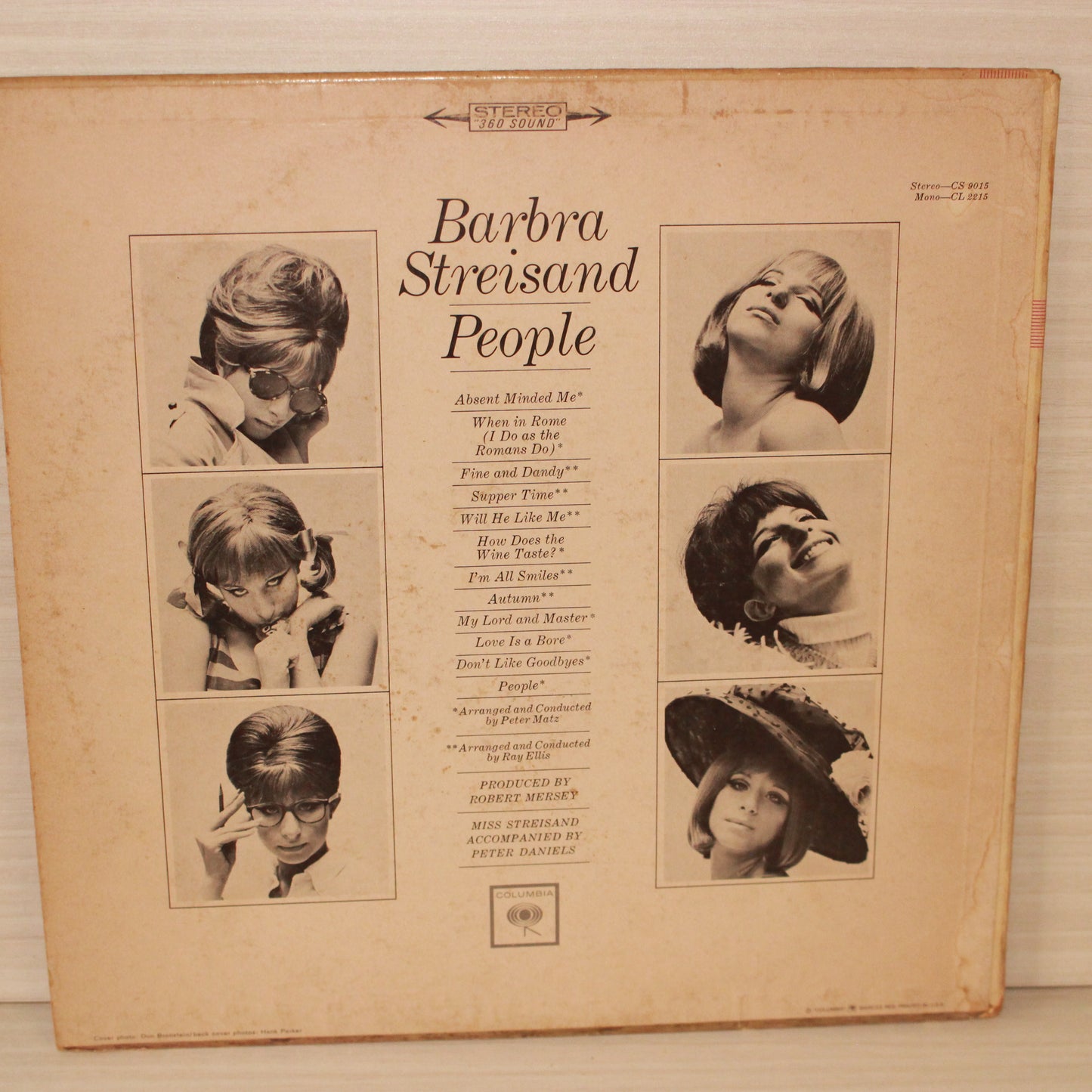 Barbra Streisand : People (LP,Album,Reissue,Stereo)