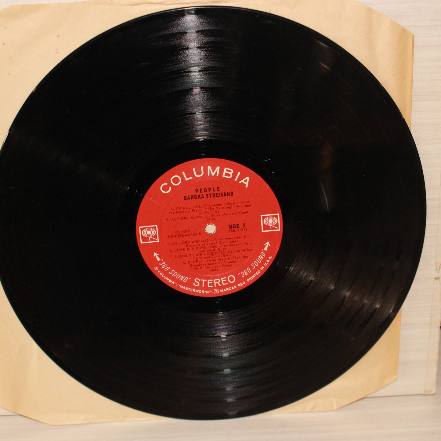 Barbra Streisand : People (LP,Album,Reissue,Stereo)