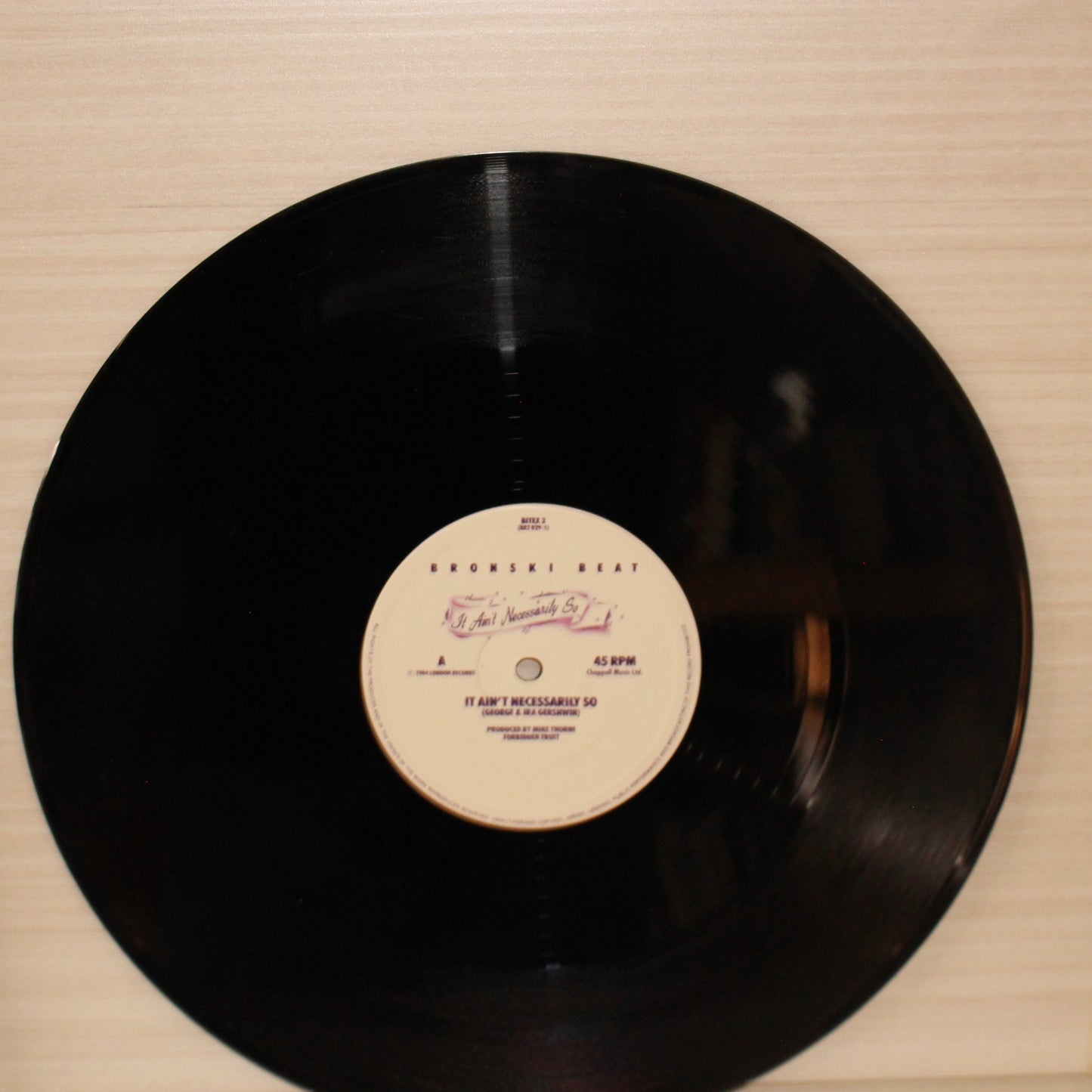Bronski Beat : It Ain't Necessarily So (12",45 RPM)