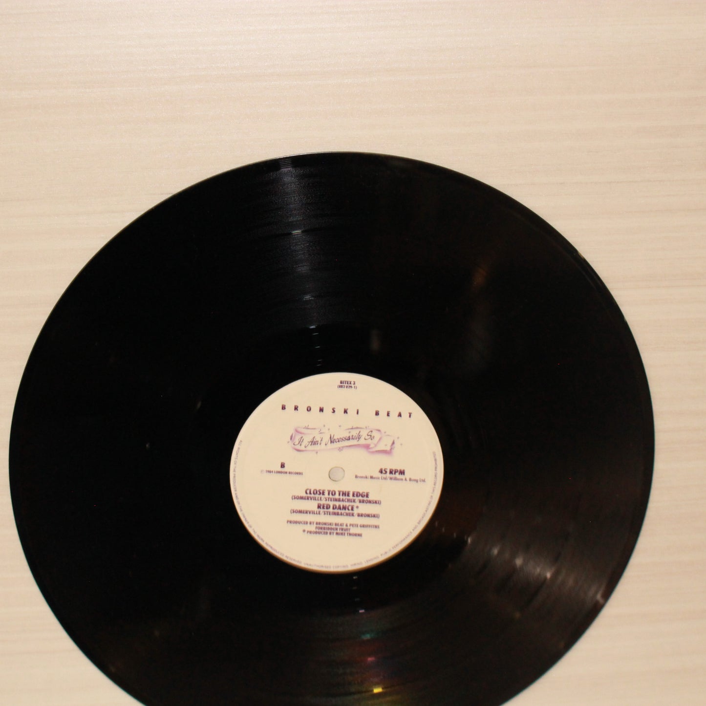 Bronski Beat : It Ain't Necessarily So (12",45 RPM)