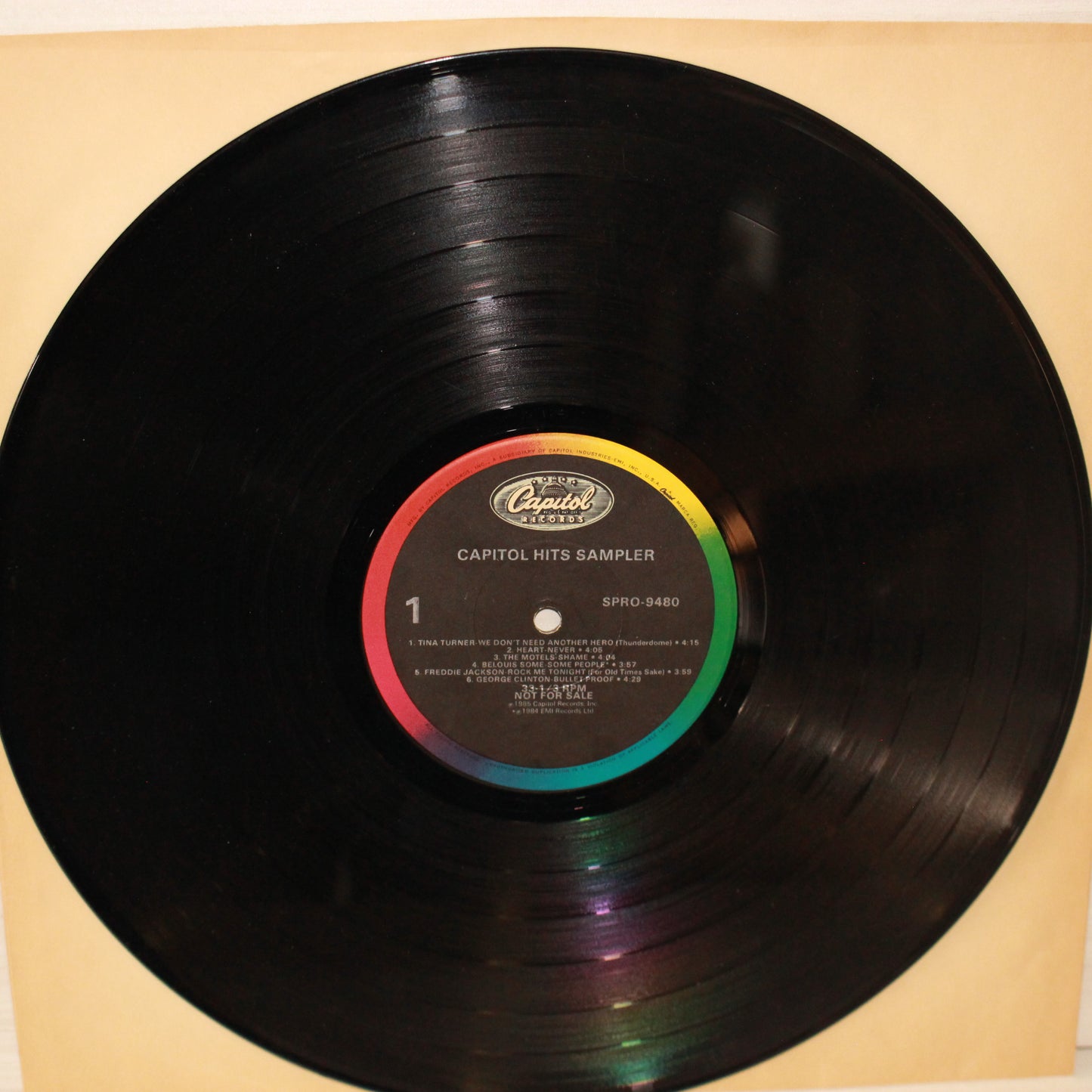 Various : Capitol Hits Sampler (LP,Promo,Sampler)