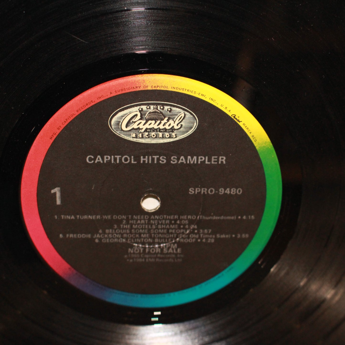 Various : Capitol Hits Sampler (LP,Promo,Sampler)