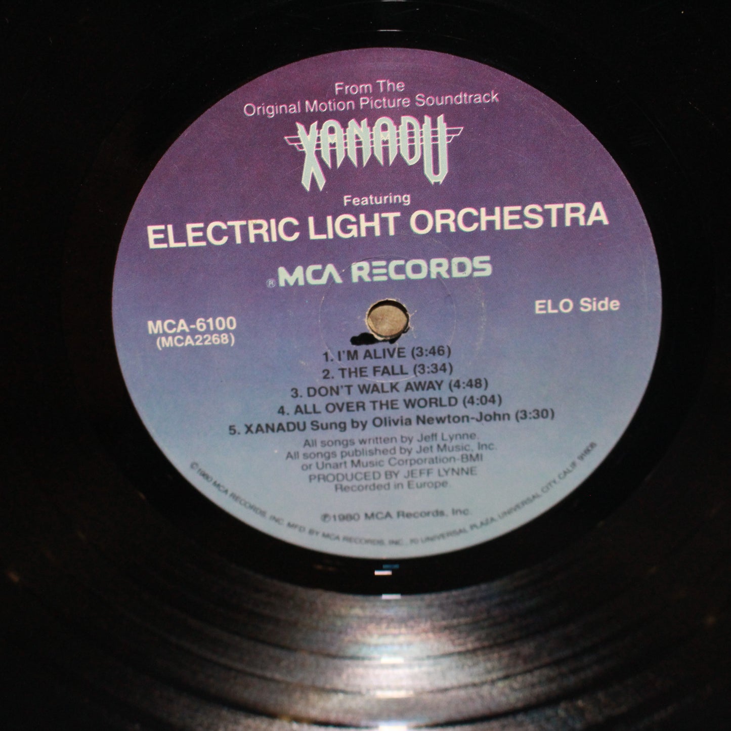 Electric Light Orchestra / Olivia Newton-John : Xanadu (From The Original Motion Picture Soundtrack) (LP,Album,Stereo)