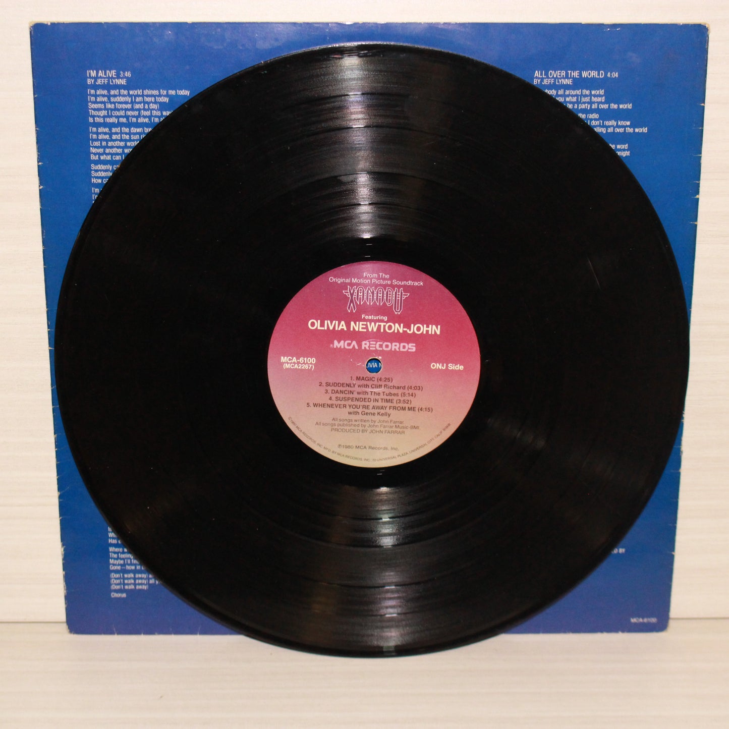 Electric Light Orchestra / Olivia Newton-John : Xanadu (From The Original Motion Picture Soundtrack) (LP,Album,Stereo)