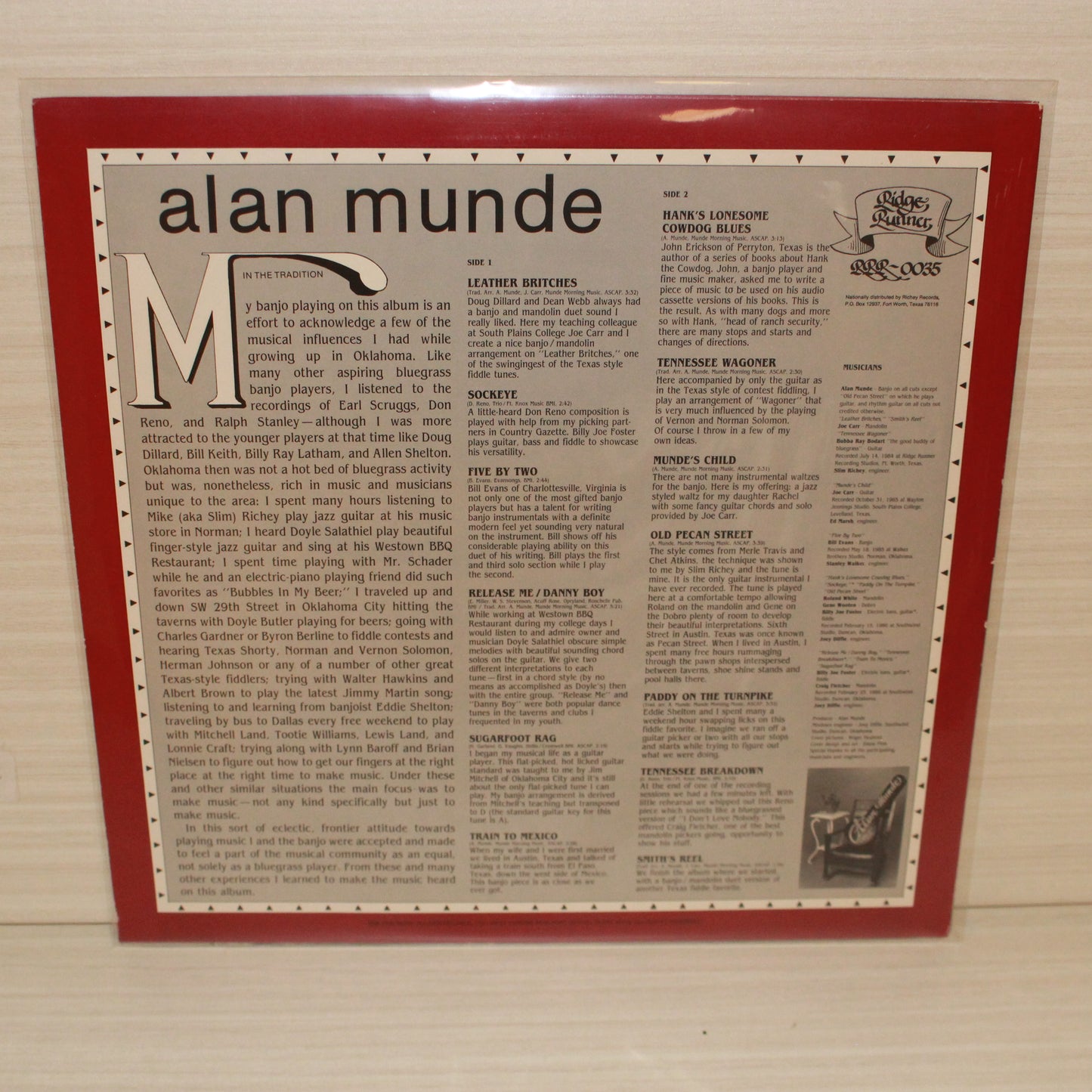Alan Munde : In The Tradition (LP,Album)