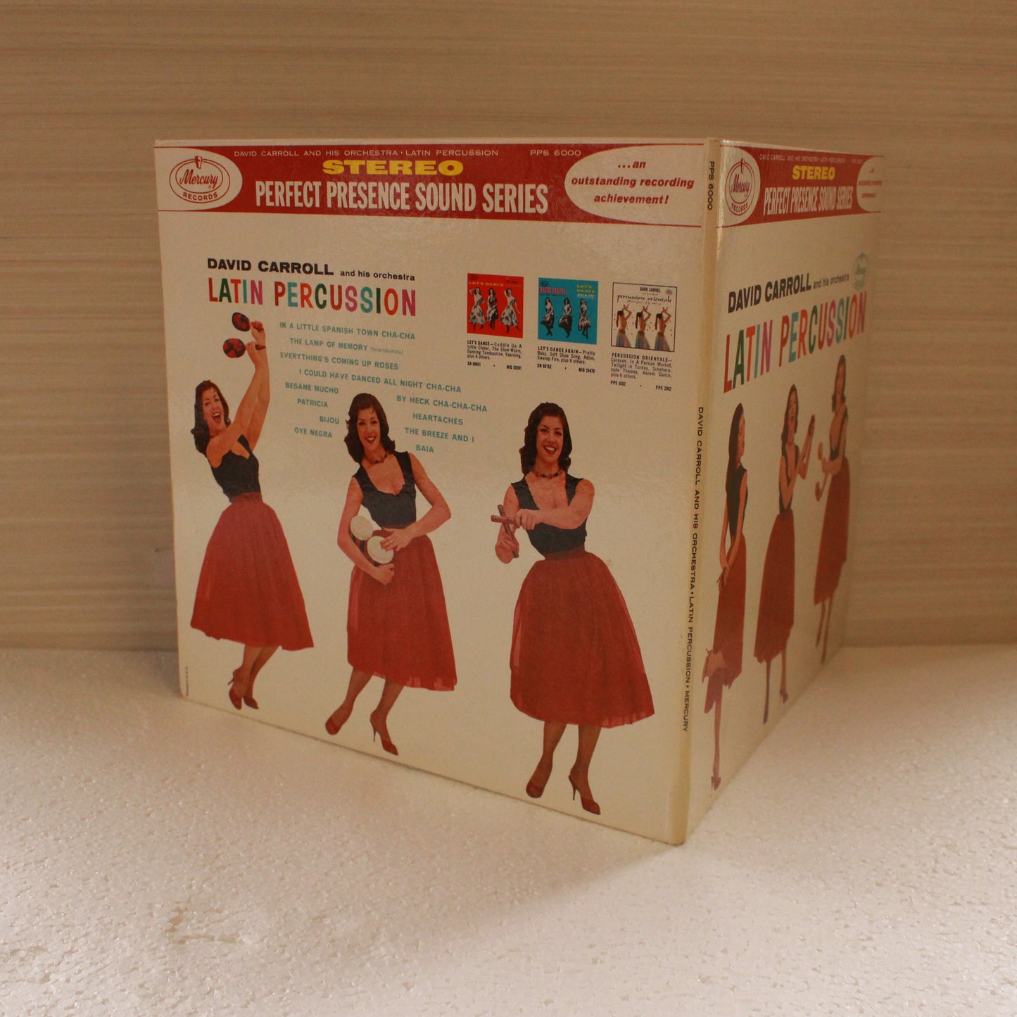 David Carroll & His Orchestra : Latin Percussion (LP,Album,Stereo)