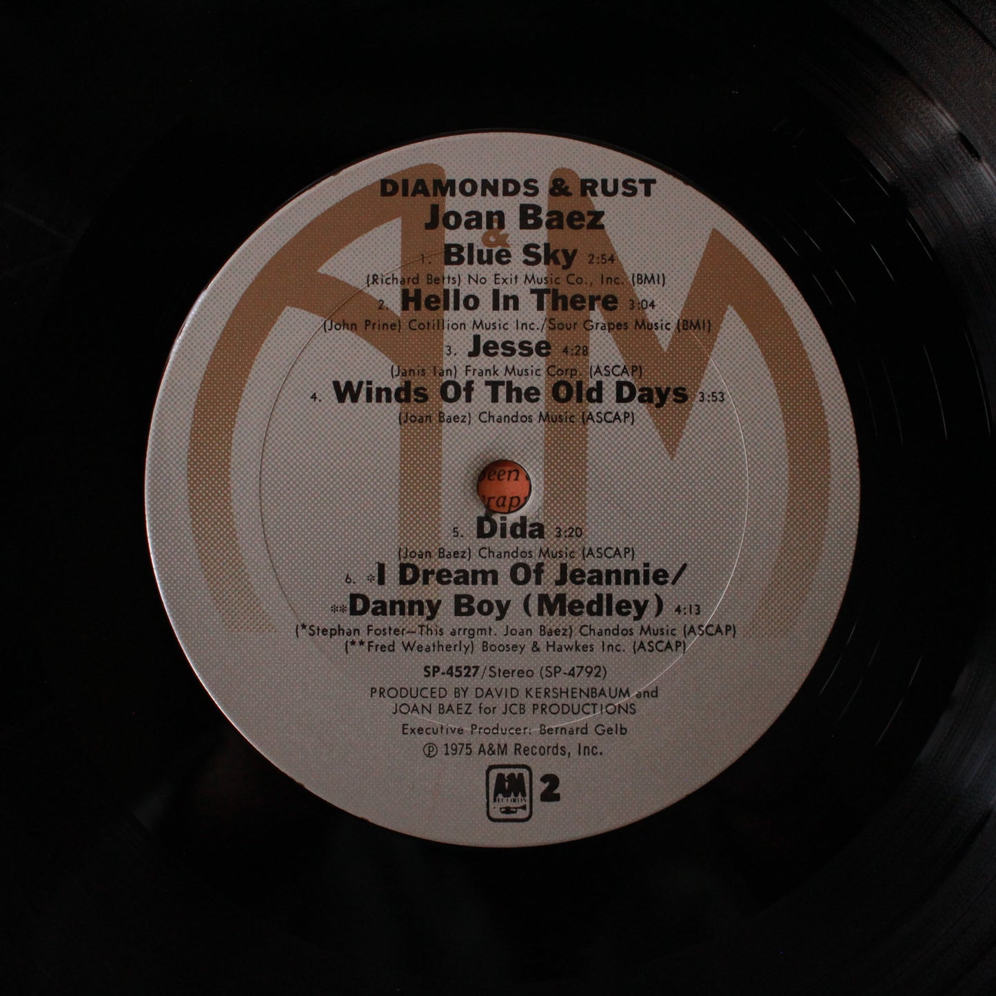 Joan Baez : Diamonds & Rust (LP,Album,Stereo)